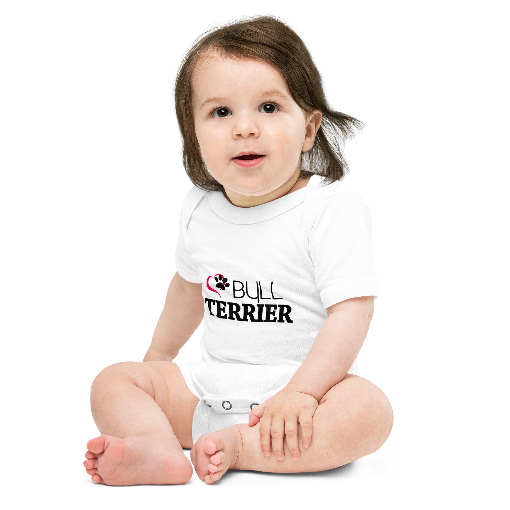 BULL TERRIER - Baby short sleeve one piece