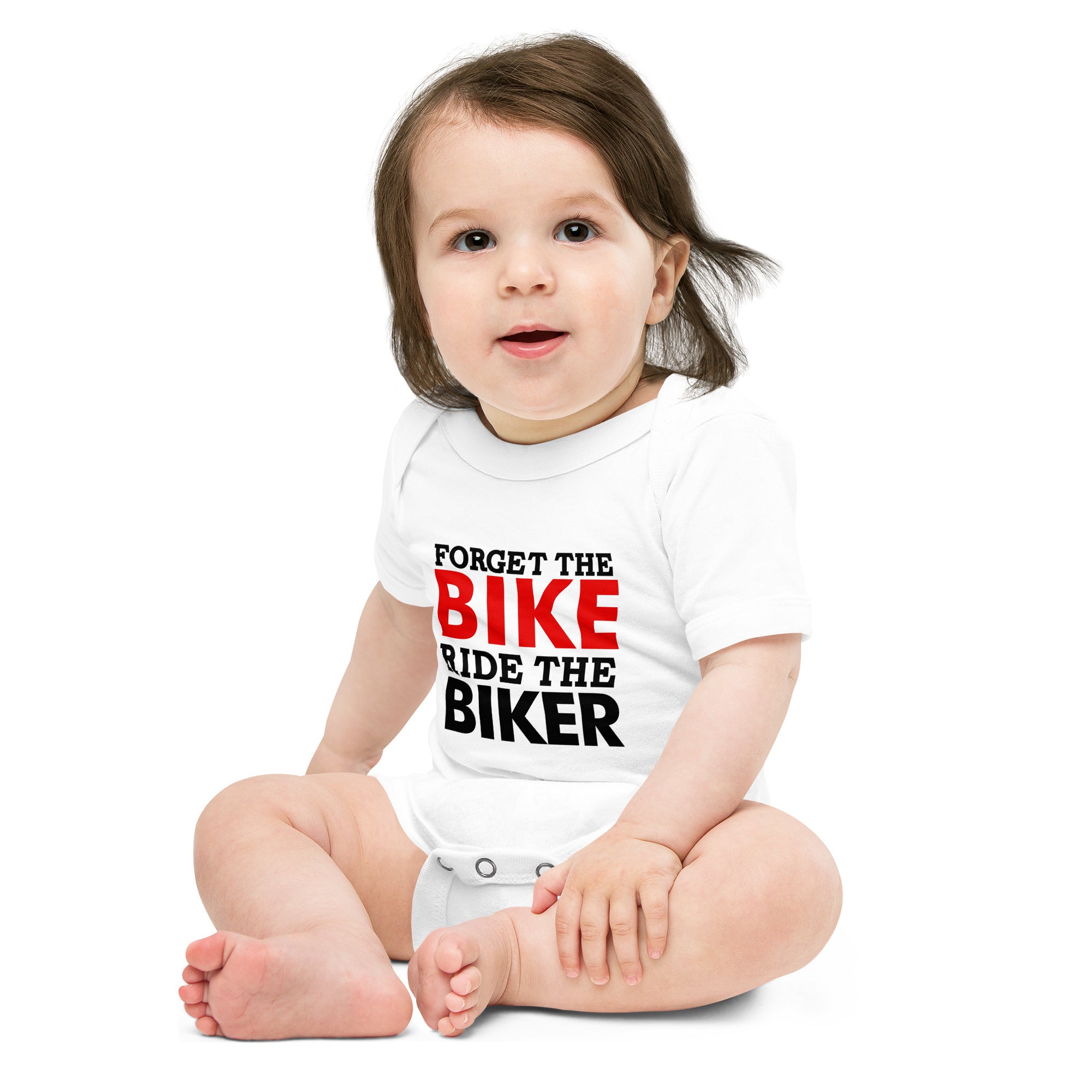 FORGET THE BIKE RIDE THE BIKER - Baby short sleeve one piece