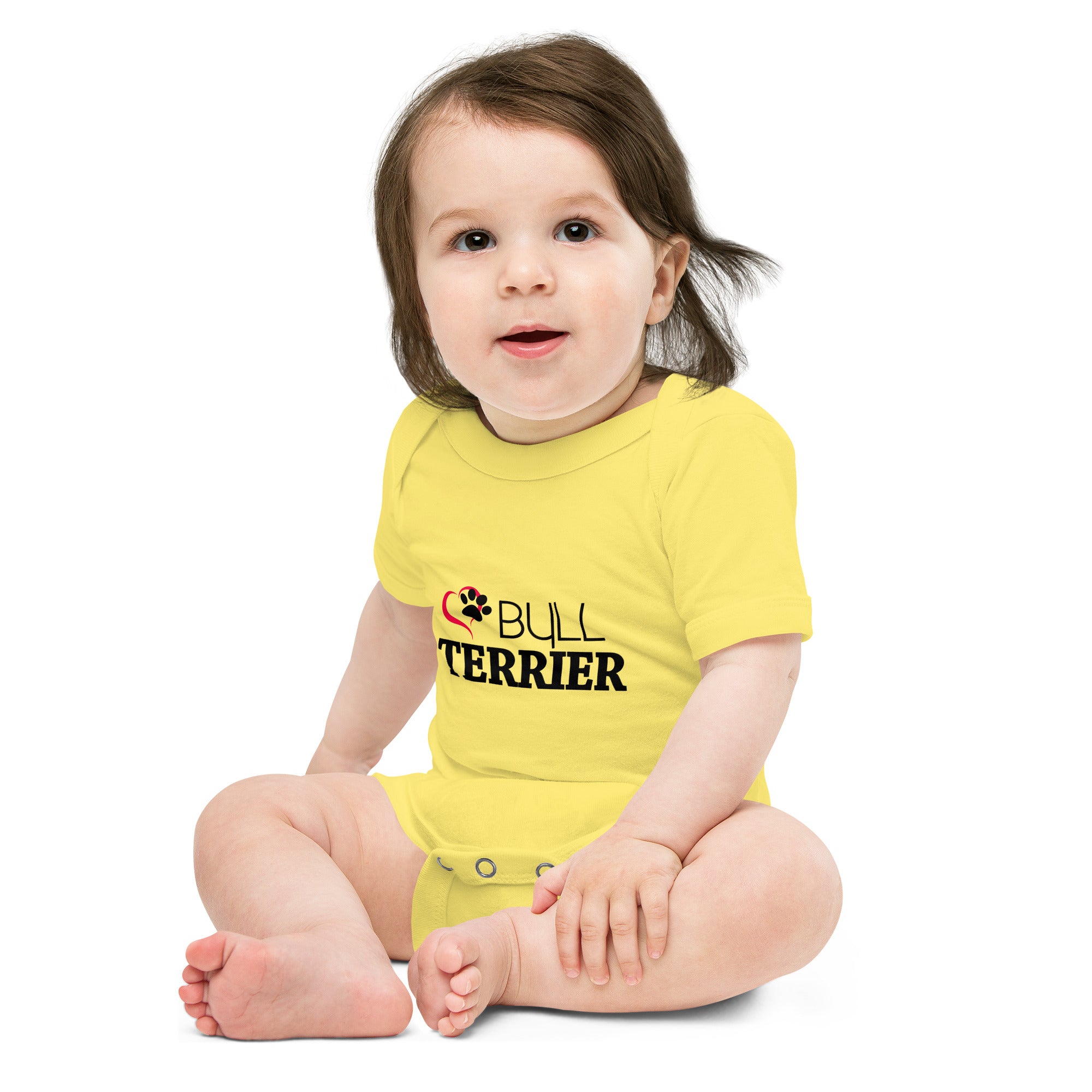 BULL TERRIER - Baby short sleeve one piece