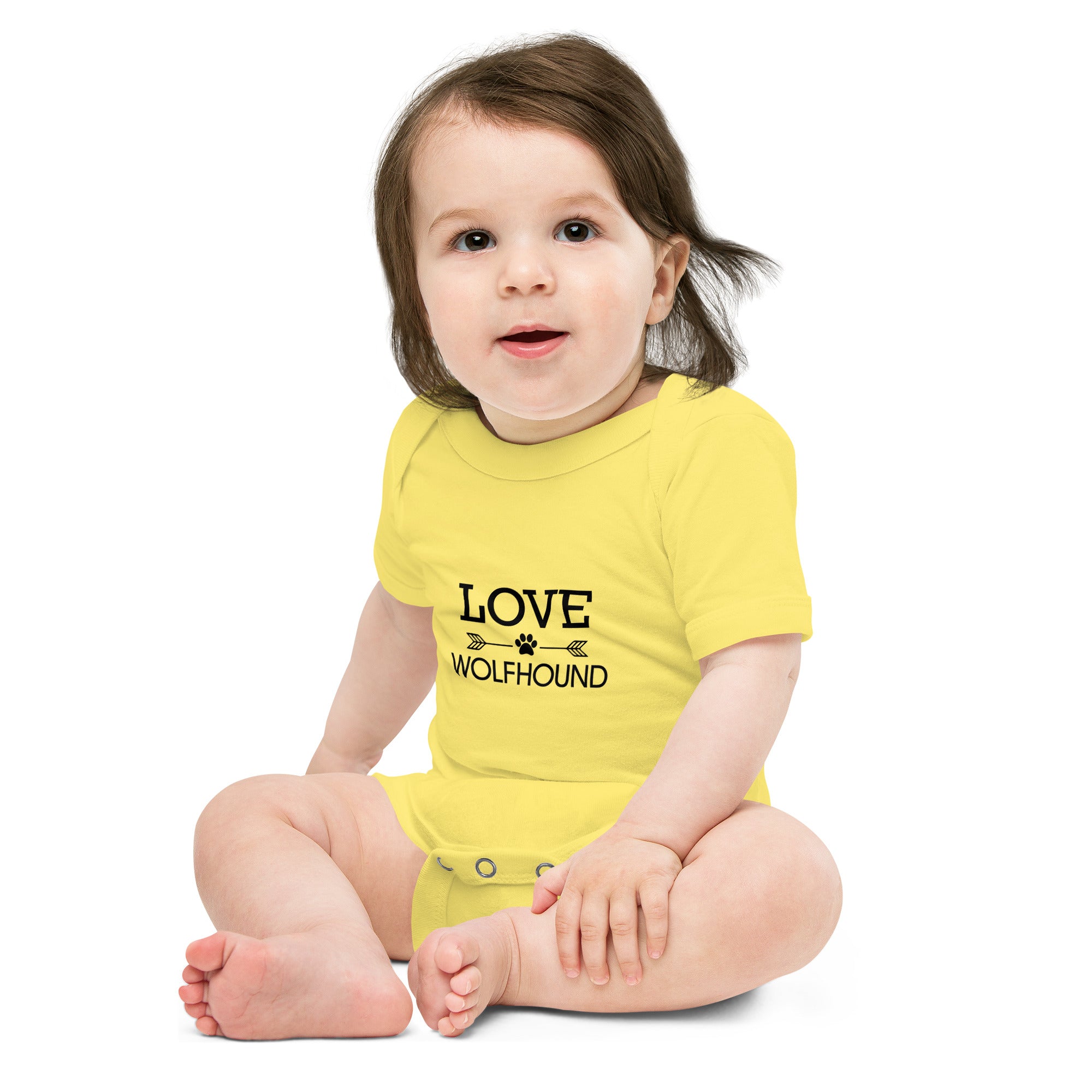 LOVE WOLFHOUND - Baby short sleeve one piece