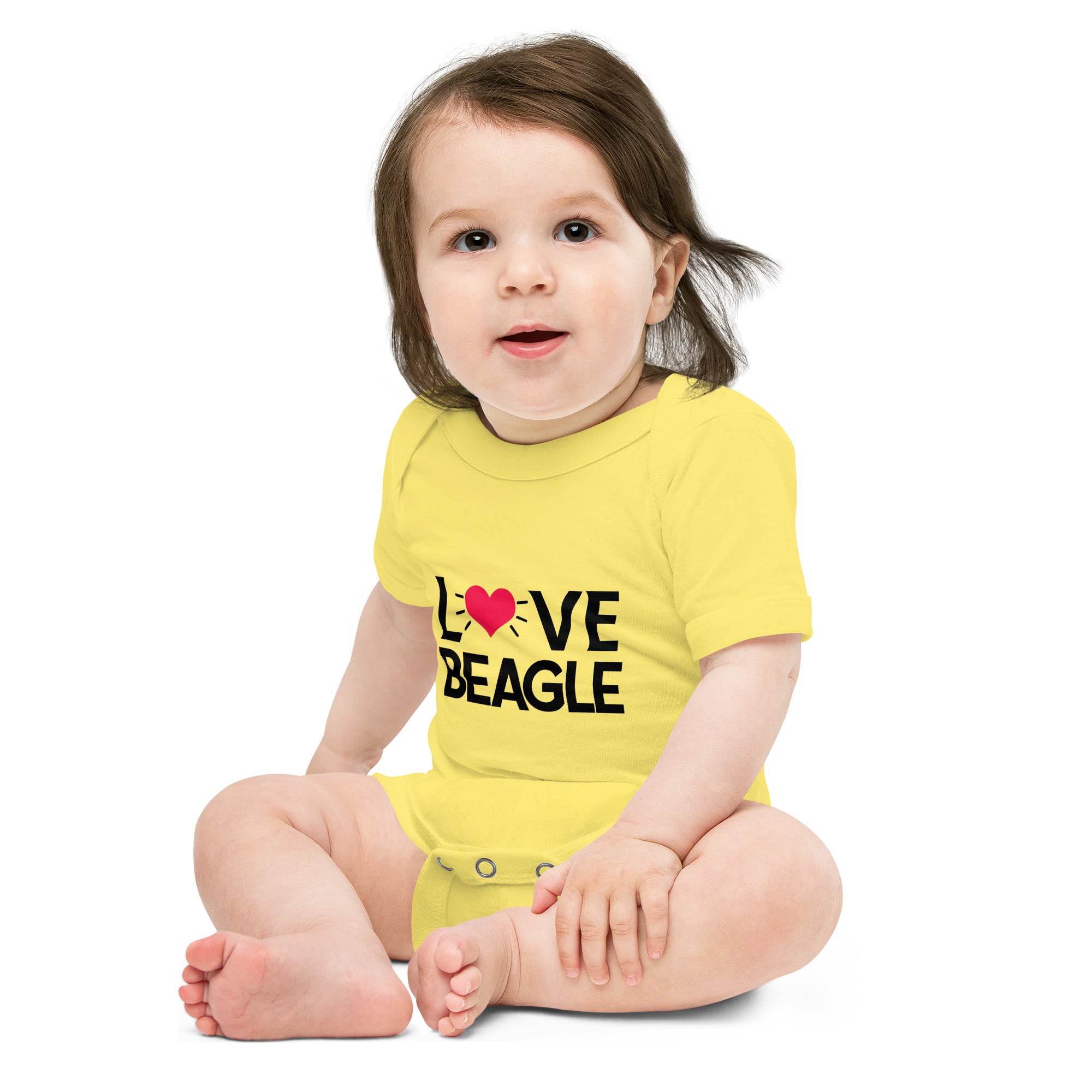 LOVE BEAGLE - Baby short sleeve one piece