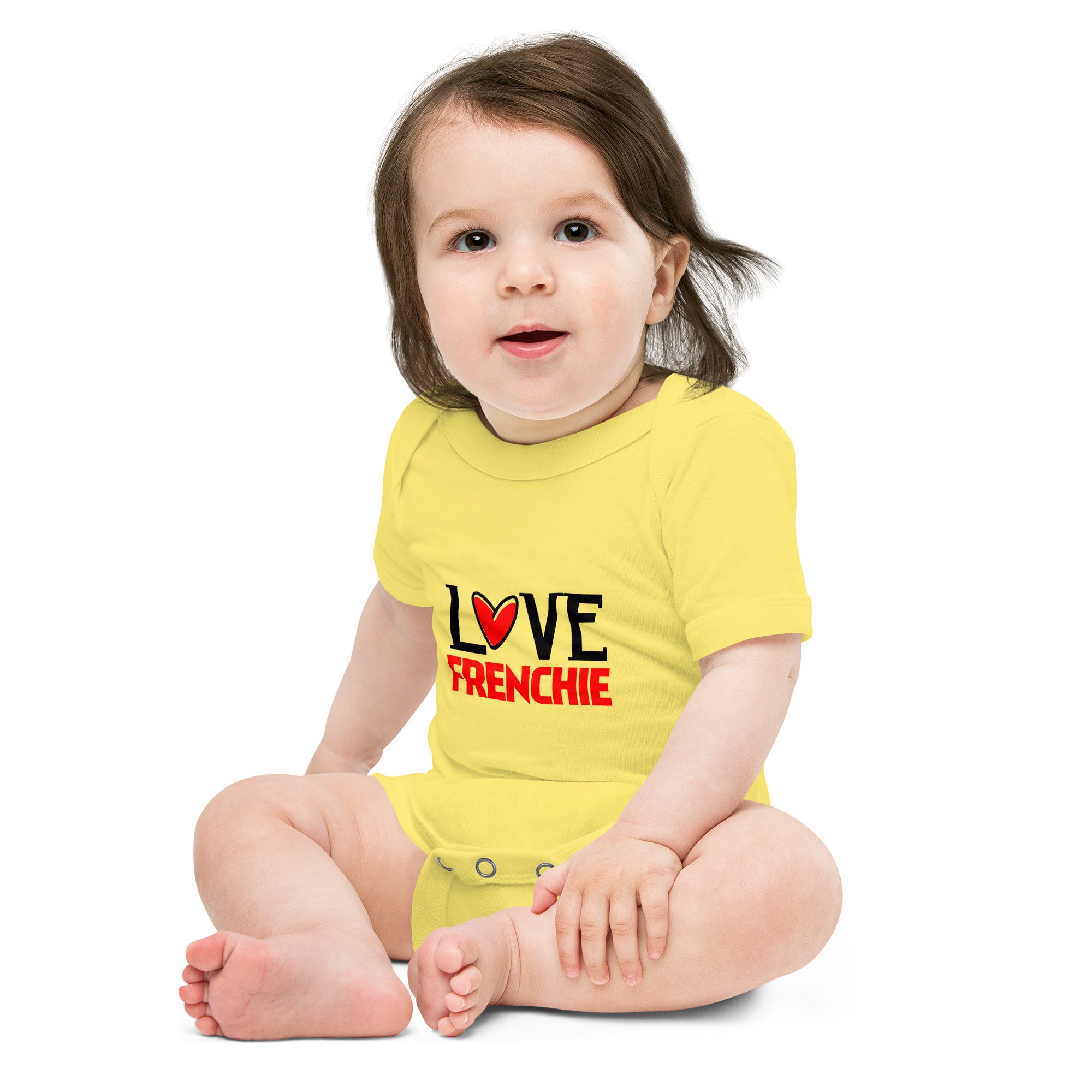 LOVE FRENCHIE - Baby short sleeve one piece