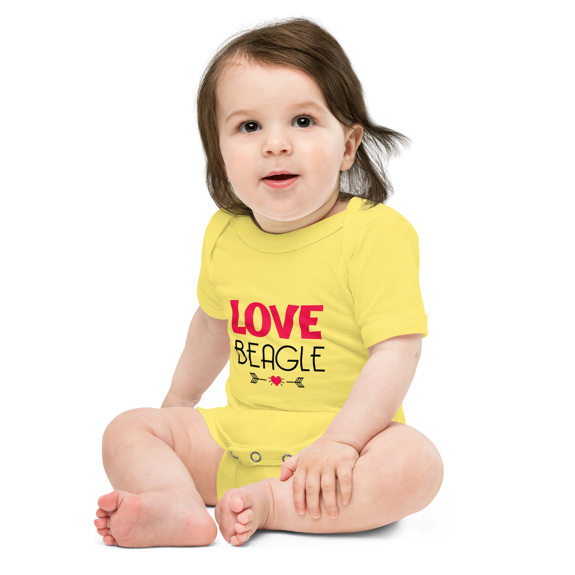 LOVE BEAGLE - Baby short sleeve one piece