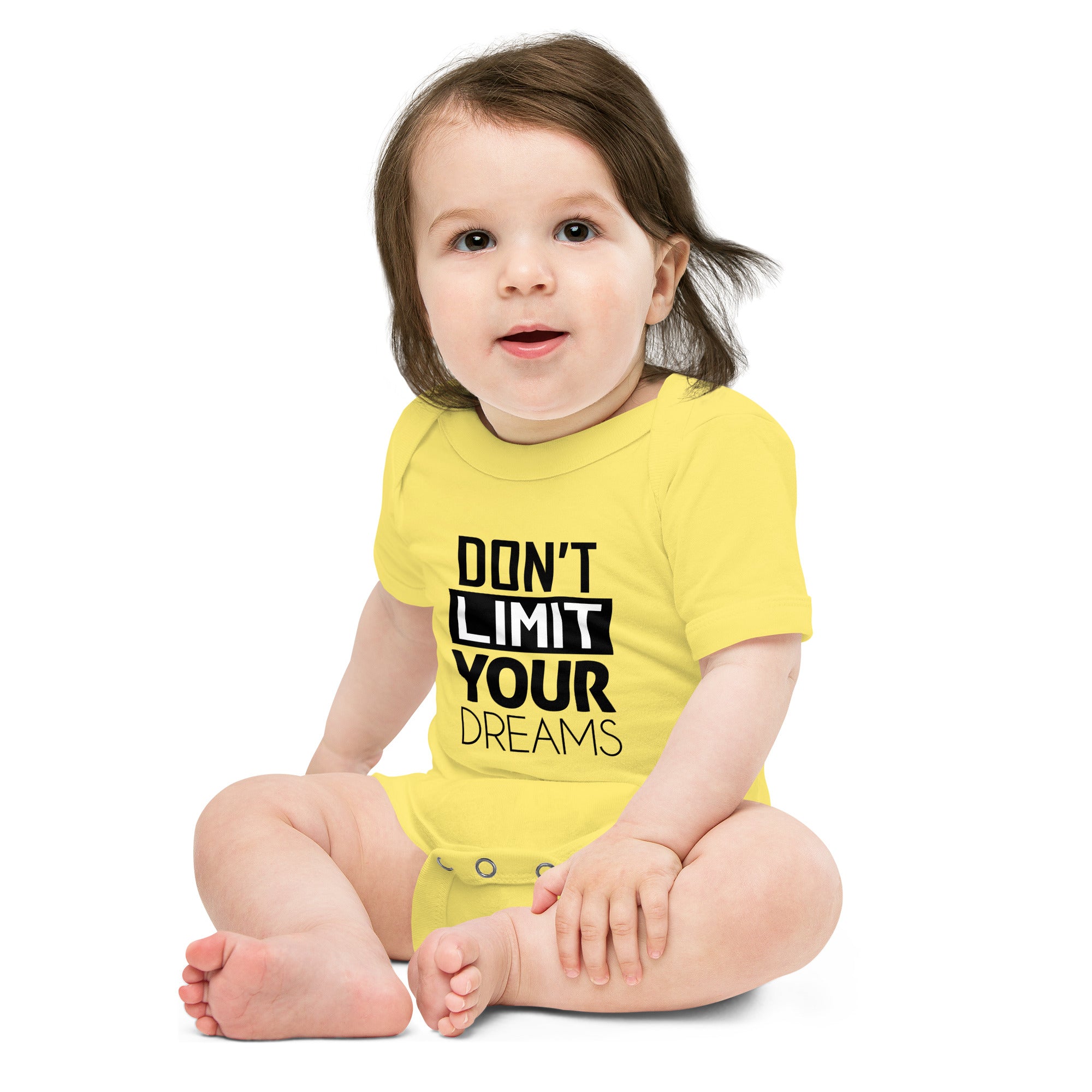 DON'T LIMIT YOUR DREAMS - Baby short sleeve one piece