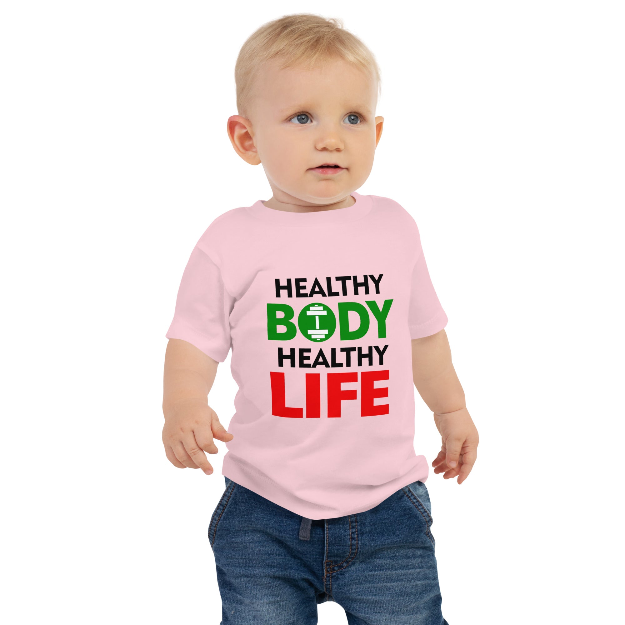 HEALTHY BODY HEALTHY LIFE - Baby Jersey Short Sleeve Tee