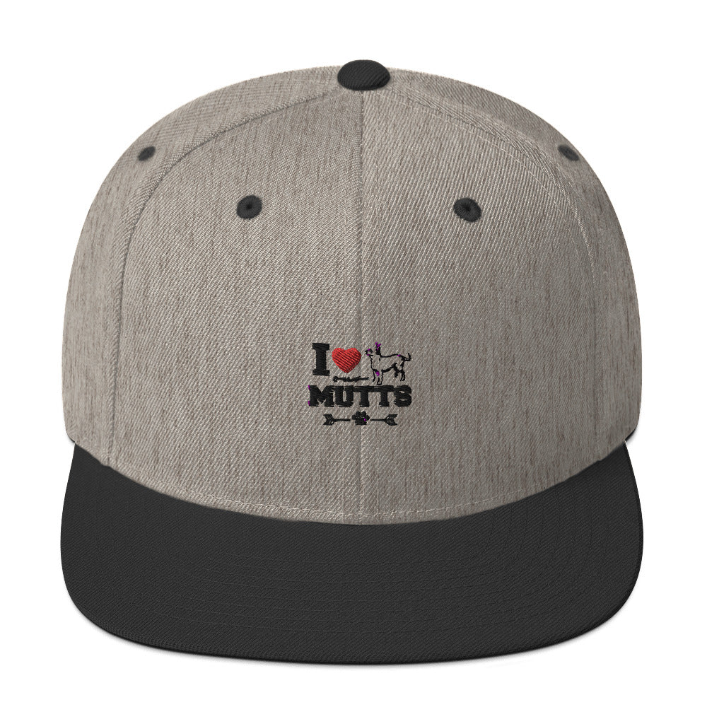 I LOVE OUR MUTTS - Snapback Hat