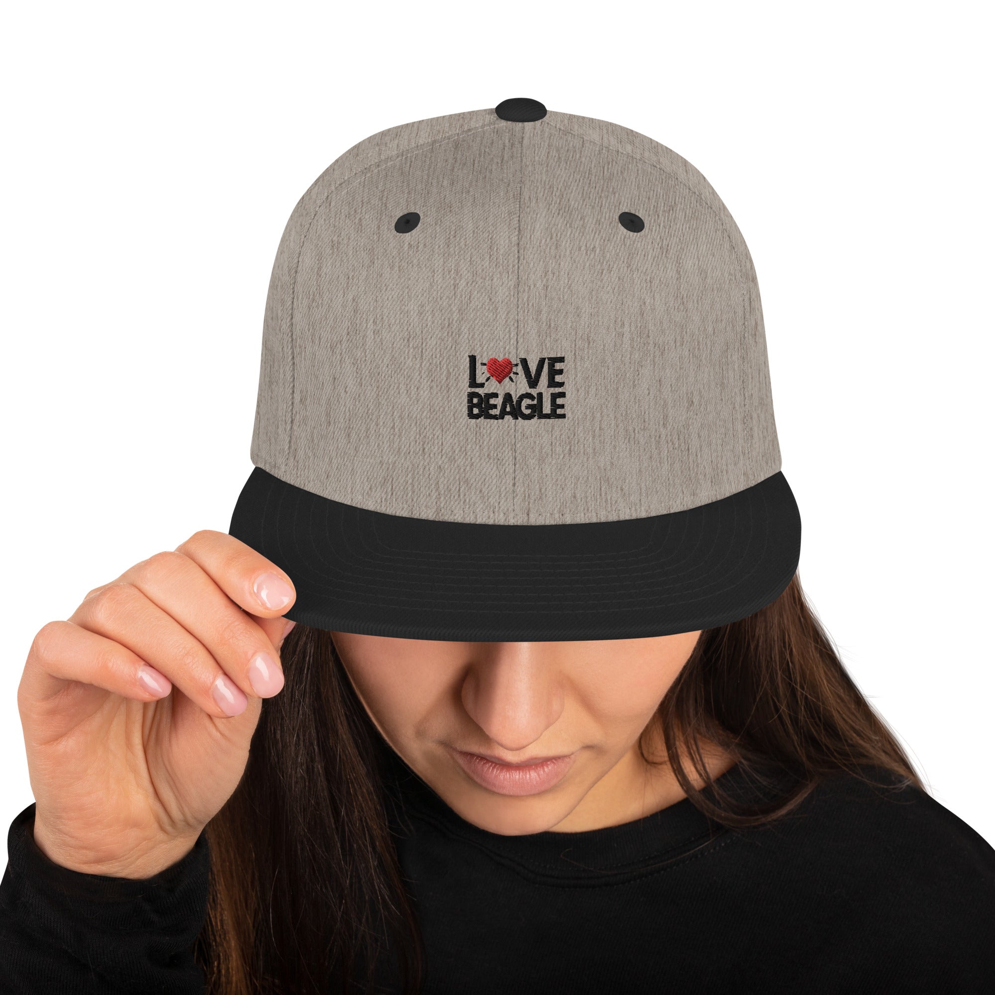 LOVE BEAGLE - Snapback Hat