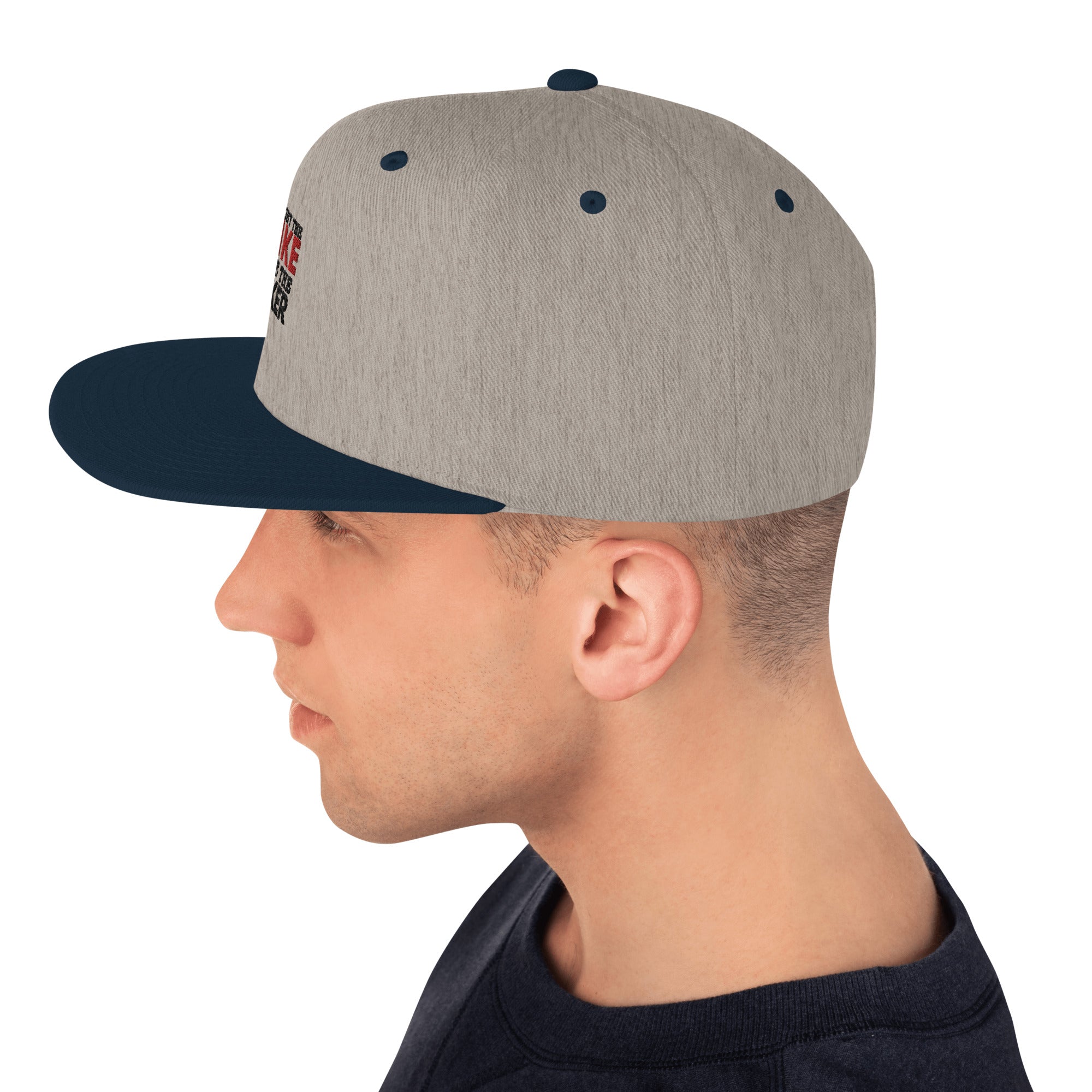 FORGET THE BIKE RIDE THE BIKER - Snapback Hat