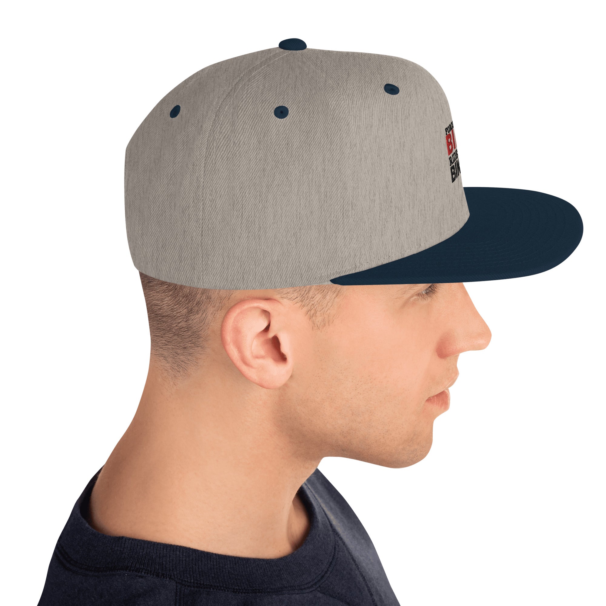 FORGET THE BIKE RIDE THE BIKER - Snapback Hat