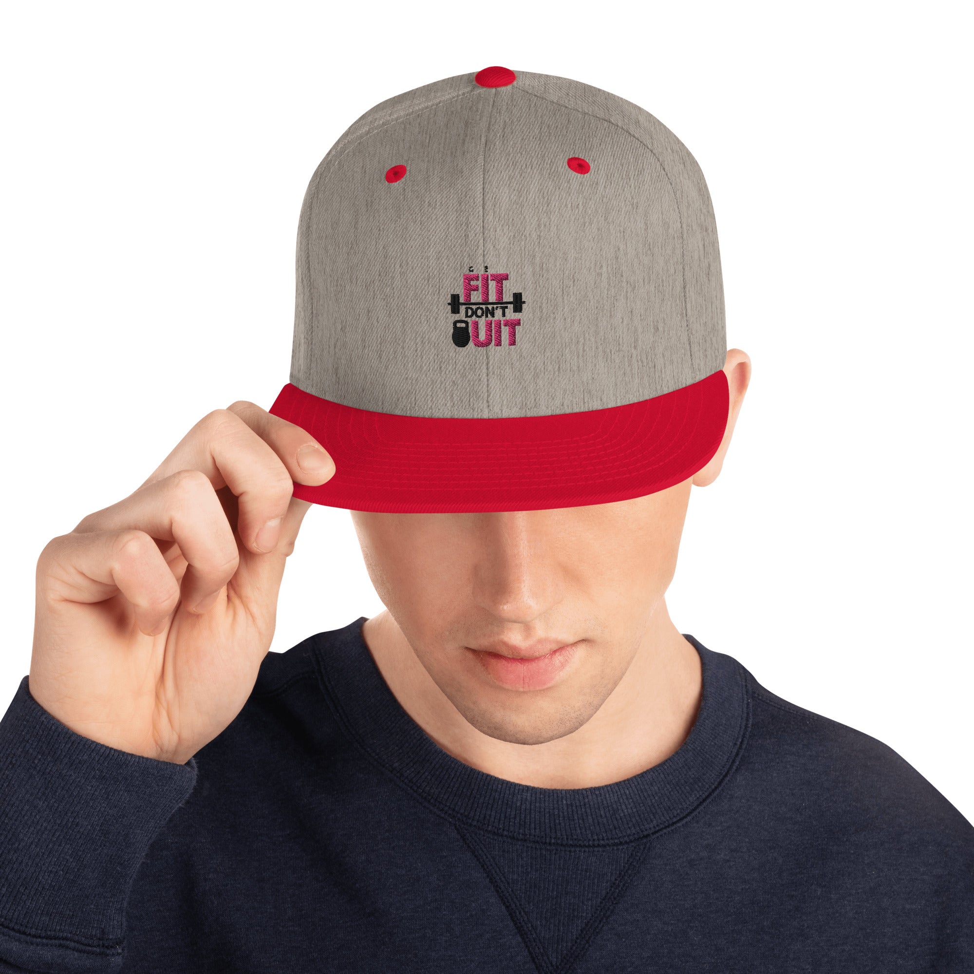 GET FIT DON'T QUIT - Snapback Hat