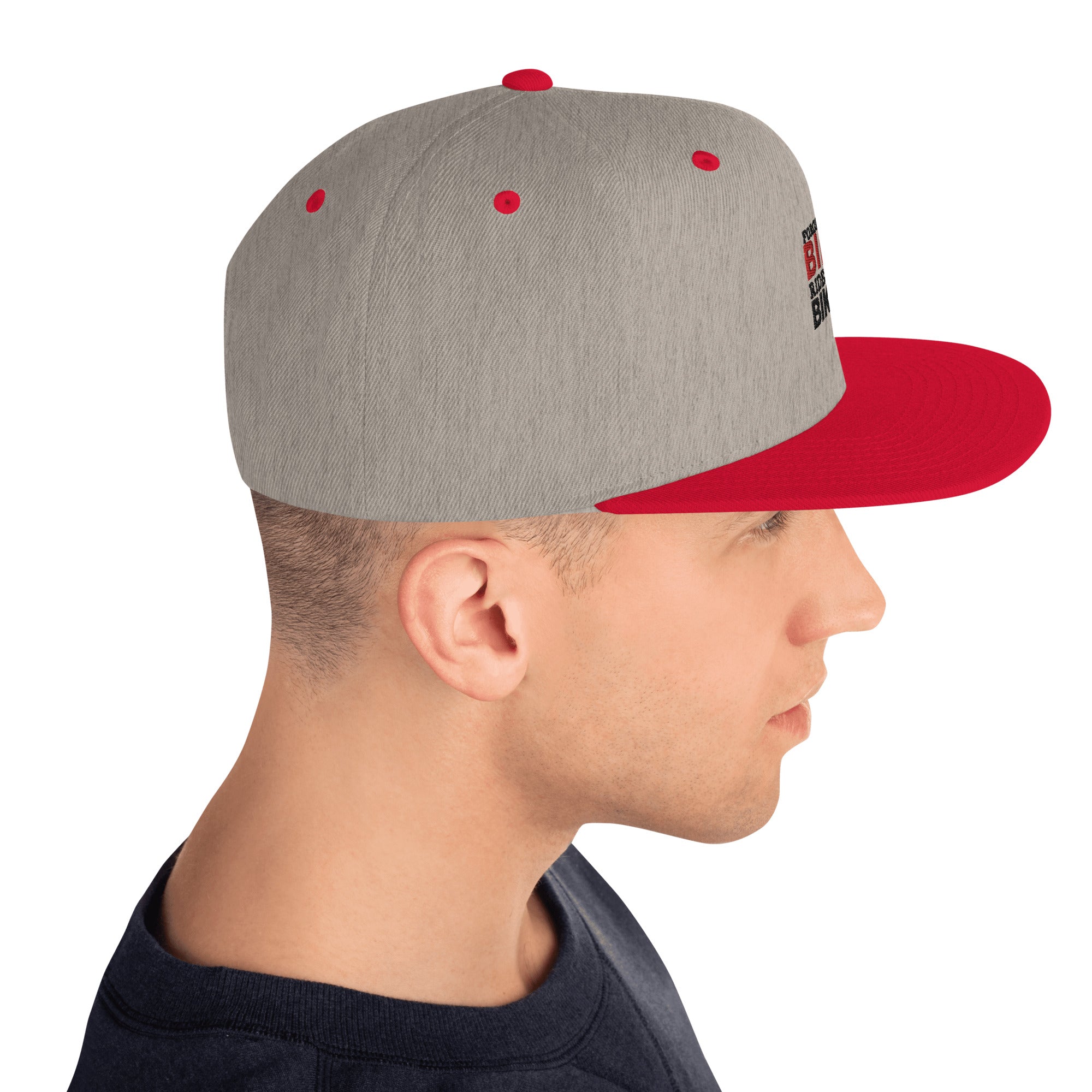 FORGET THE BIKE RIDE THE BIKER - Snapback Hat