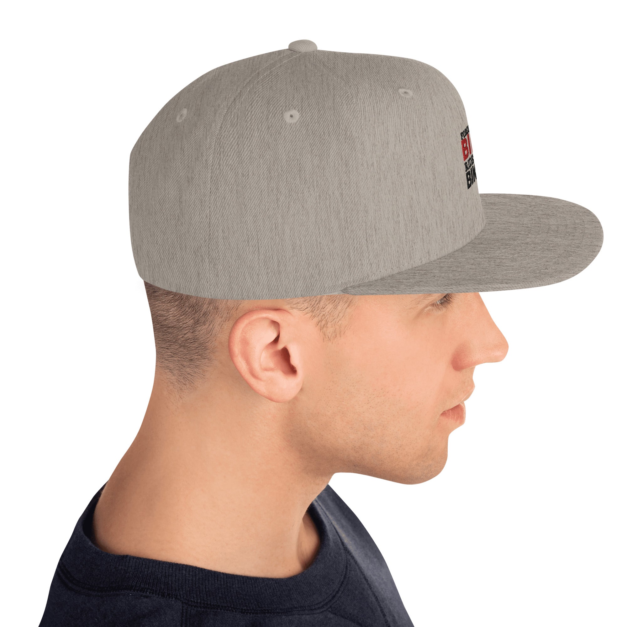 FORGET THE BIKE RIDE THE BIKER - Snapback Hat