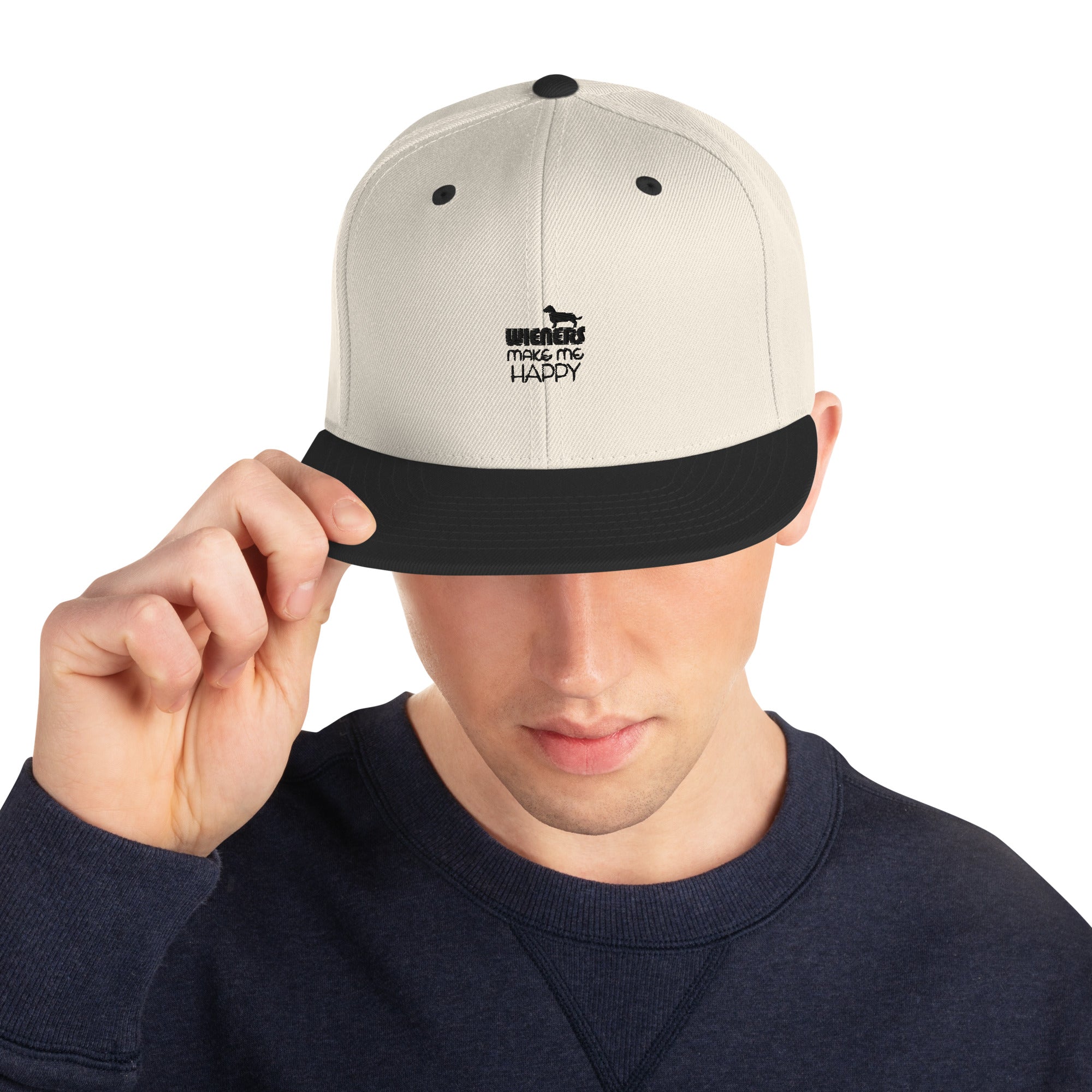 WIENERS MAKE ME HAPPY - Snapback Hat