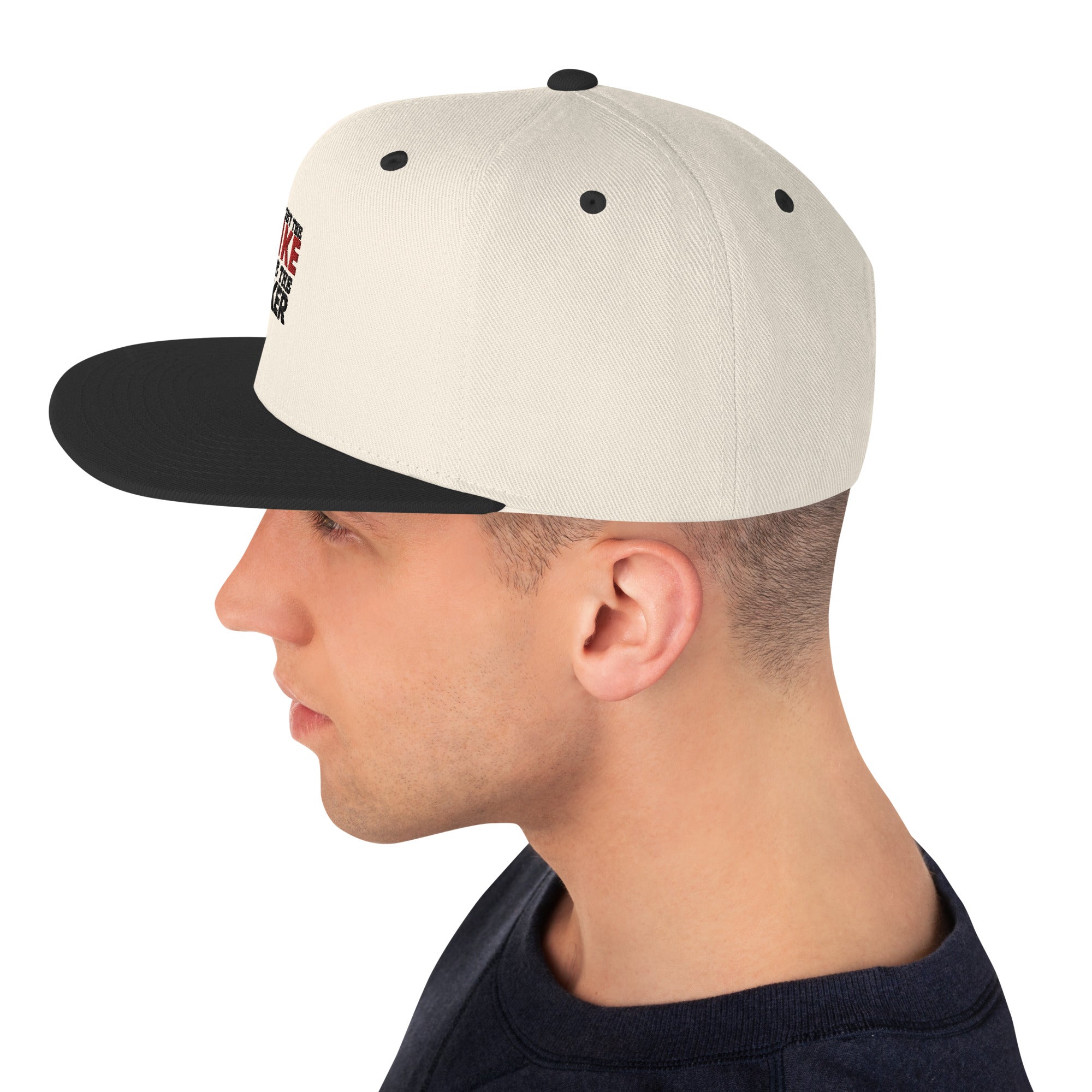 FORGET THE BIKE RIDE THE BIKER - Snapback Hat