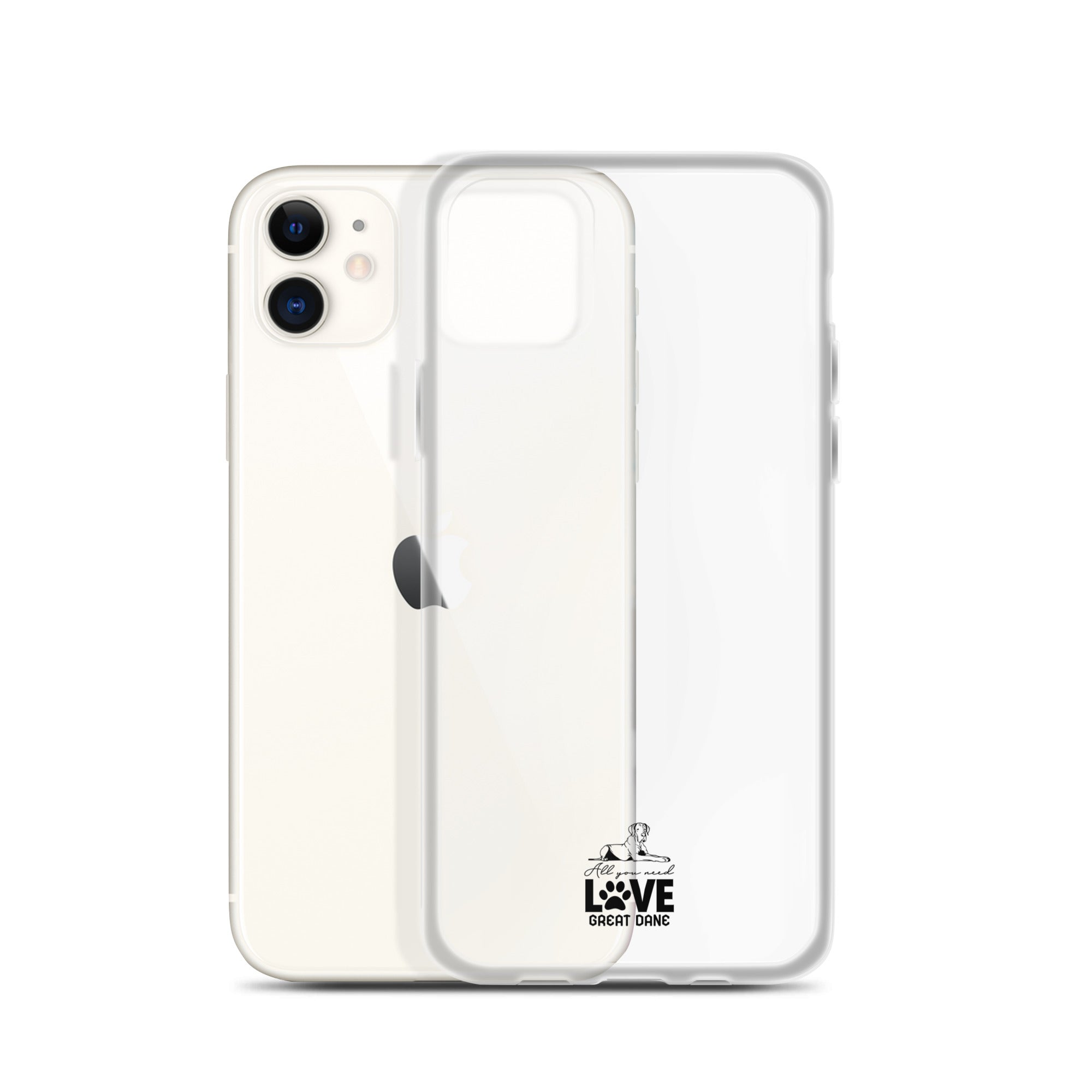 ALL YOU NEED LOVE GREAT DANE - Clear Case for iPhone®