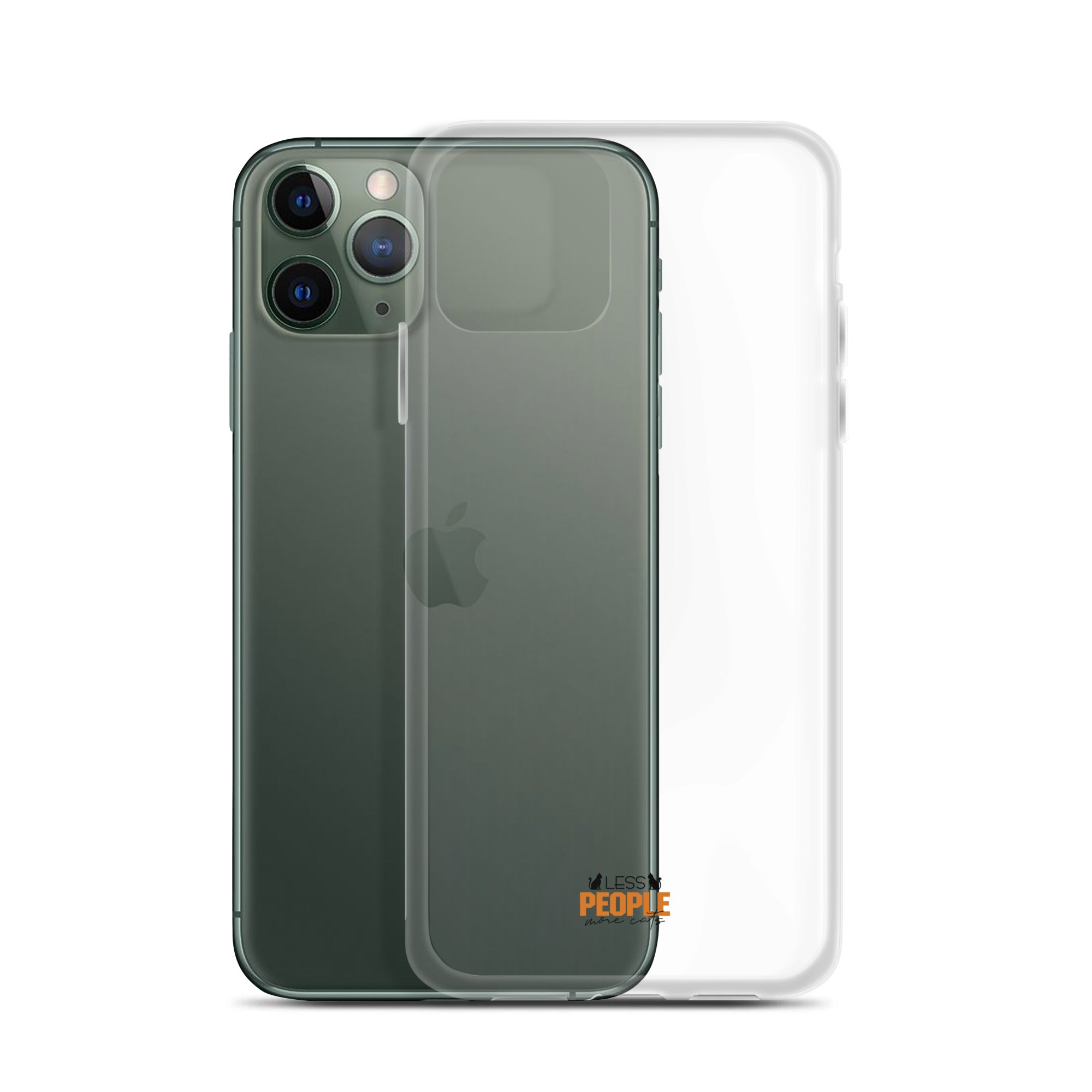 LESS PEOPLE MORE CATS - Clear Case for iPhone®