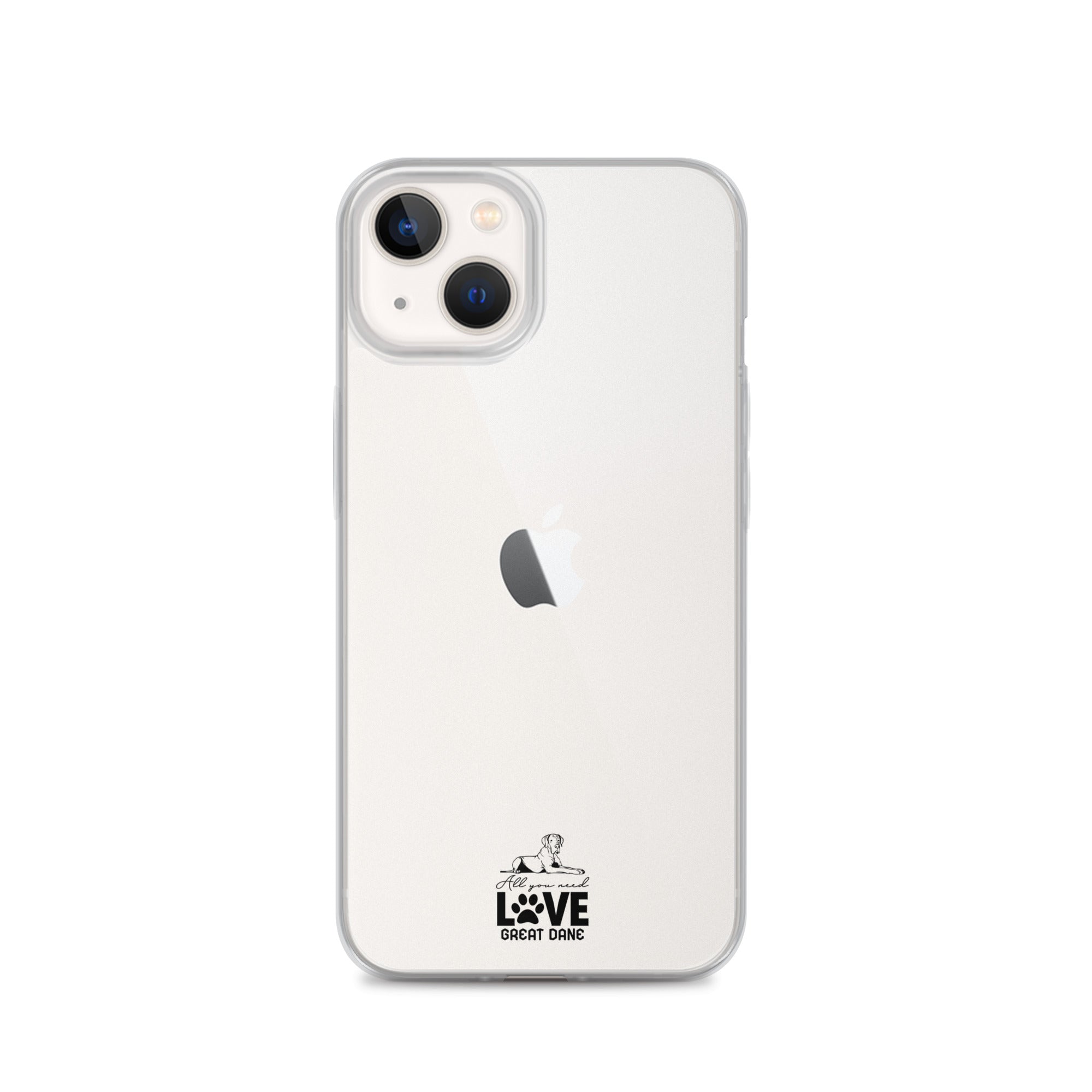 ALL YOU NEED LOVE GREAT DANE - Clear Case for iPhone®