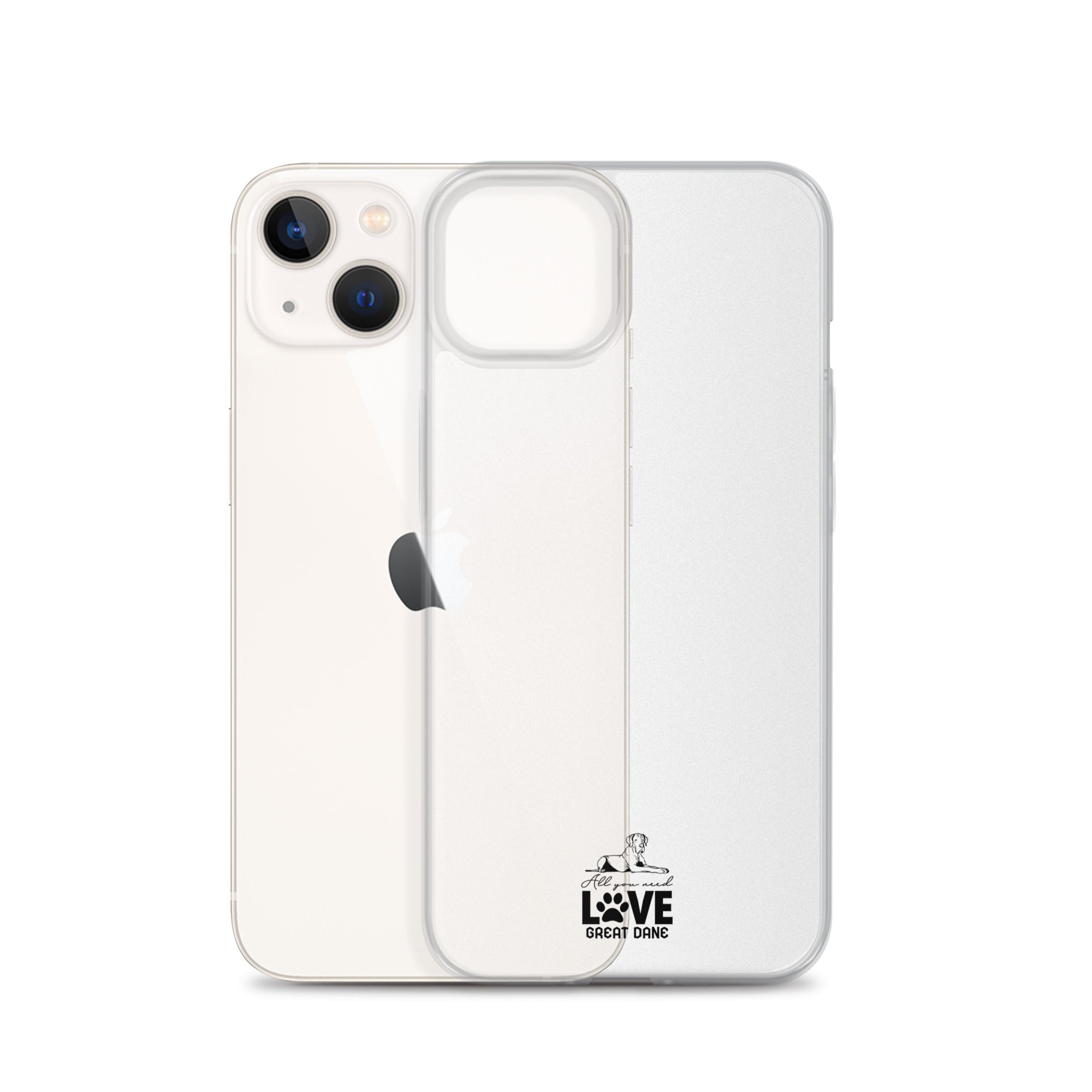 ALL YOU NEED LOVE GREAT DANE - Clear Case for iPhone®