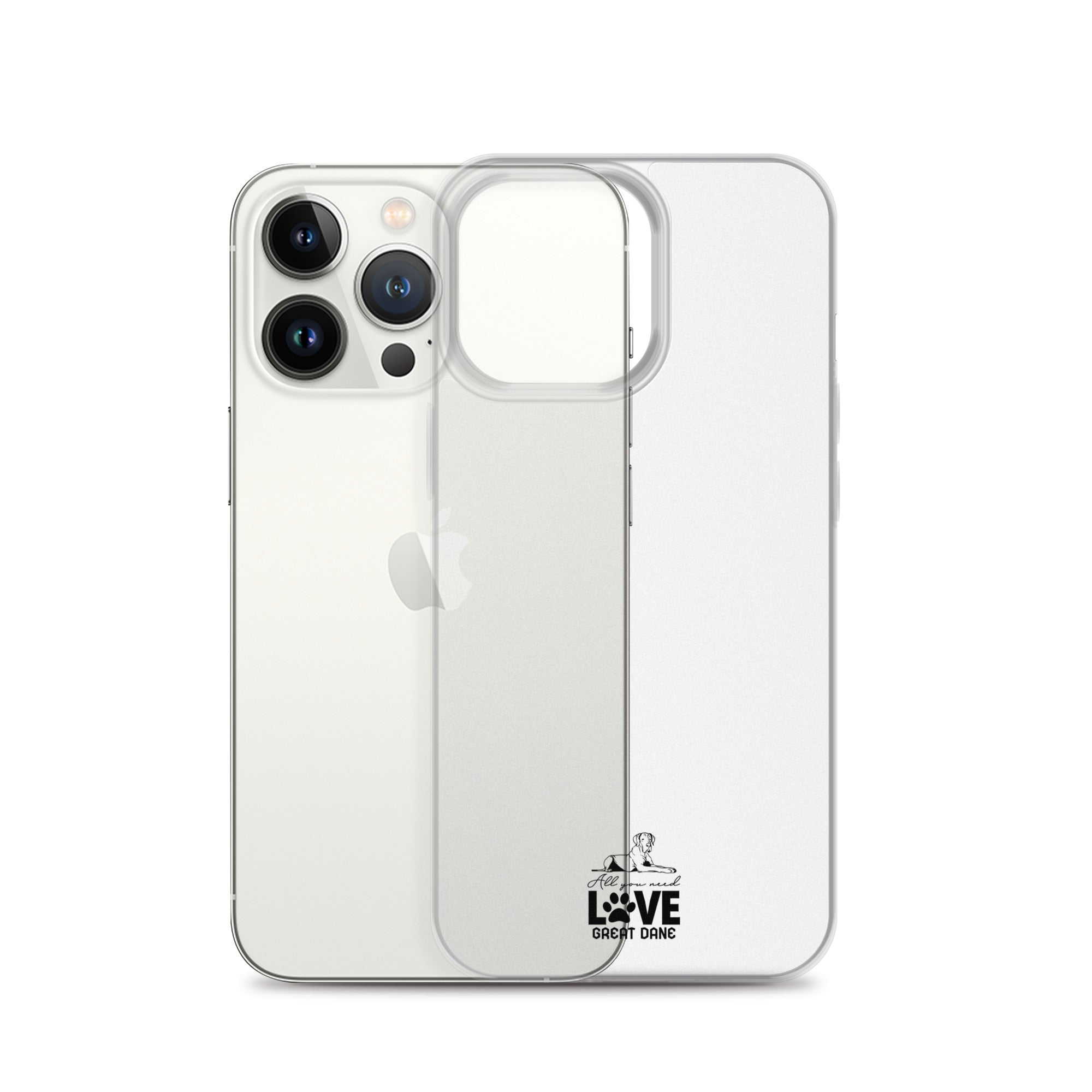 ALL YOU NEED LOVE GREAT DANE - Clear Case for iPhone®