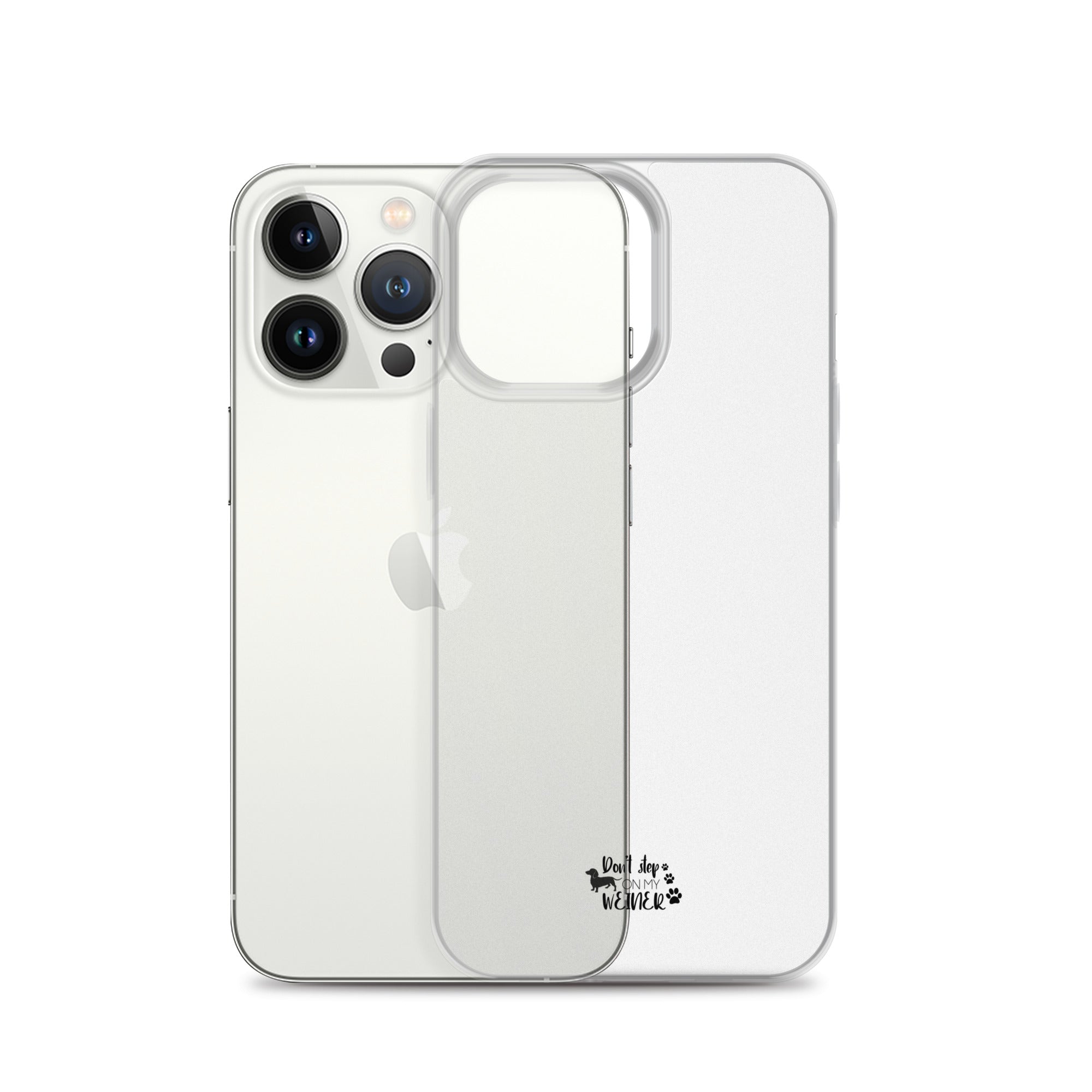 DON'T STEP ON MY WEINER - Clear Case for iPhone®