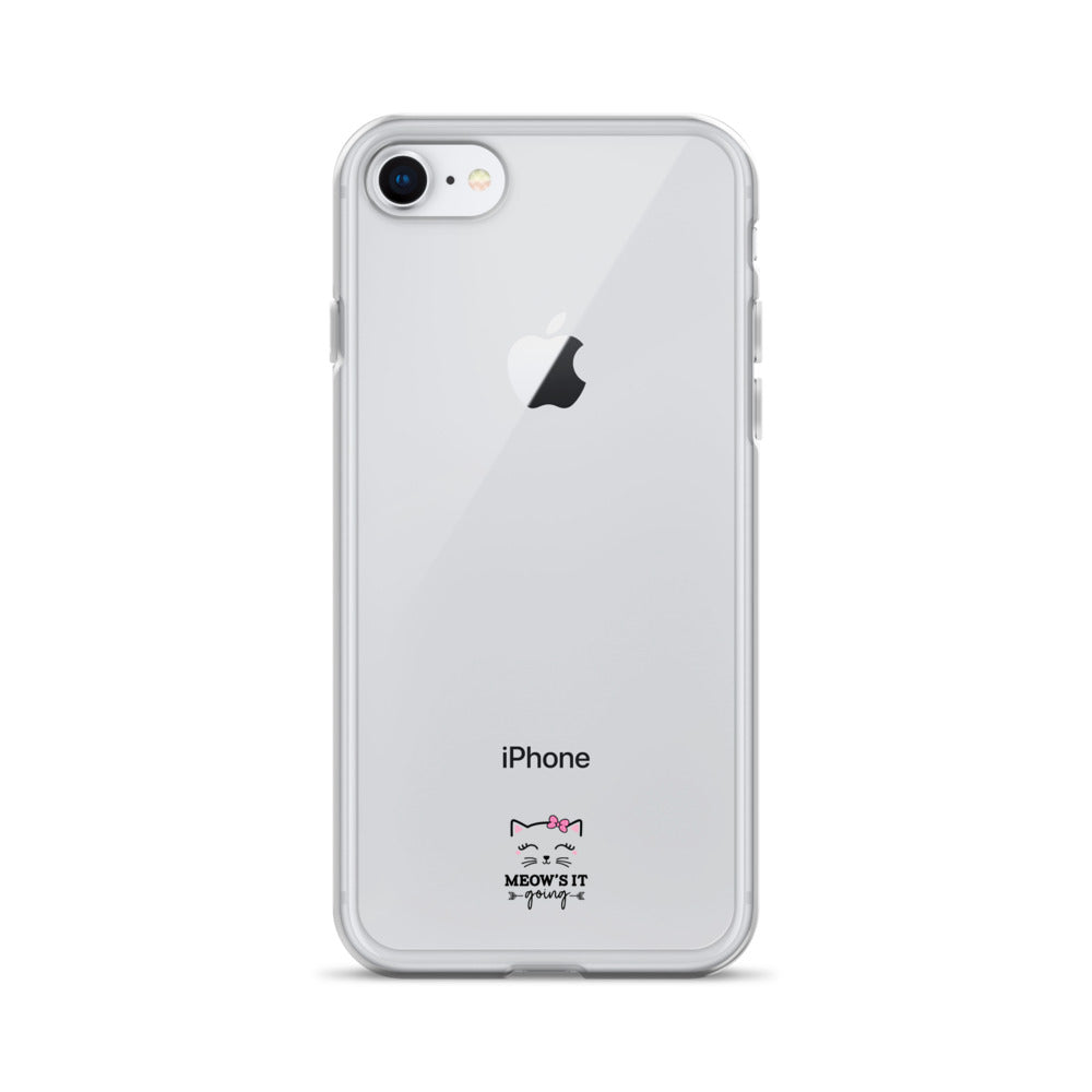 MEOW'S IT GOING - Clear Case for iPhone®