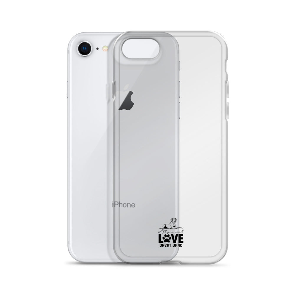 ALL YOU NEED LOVE GREAT DANE - Clear Case for iPhone®