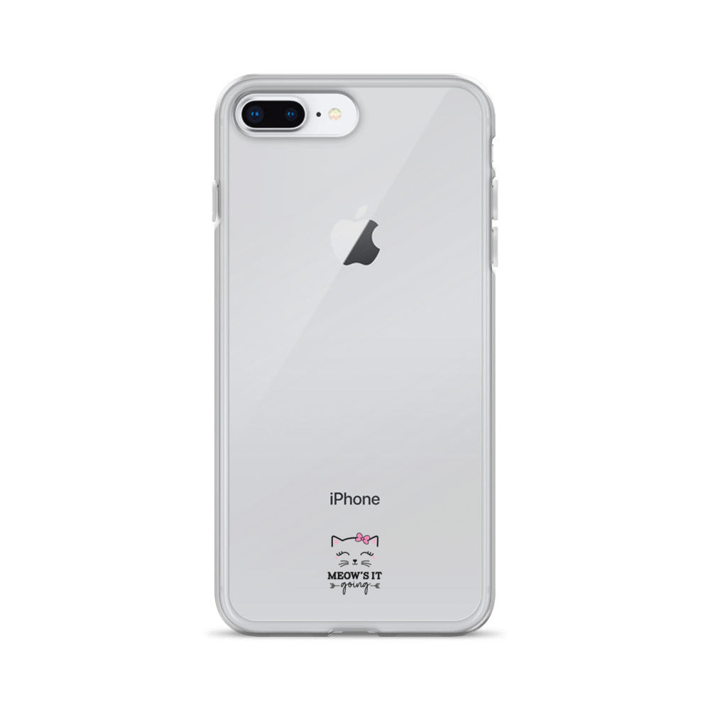 MEOW'S IT GOING - Clear Case for iPhone®