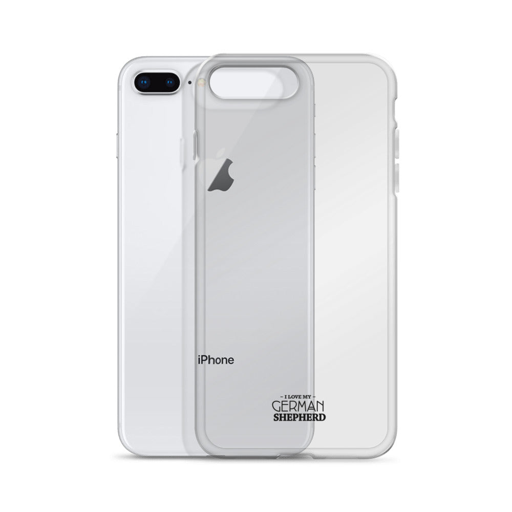 I LOVE MY GERMAN SHEPHERD - Clear Case for iPhone®