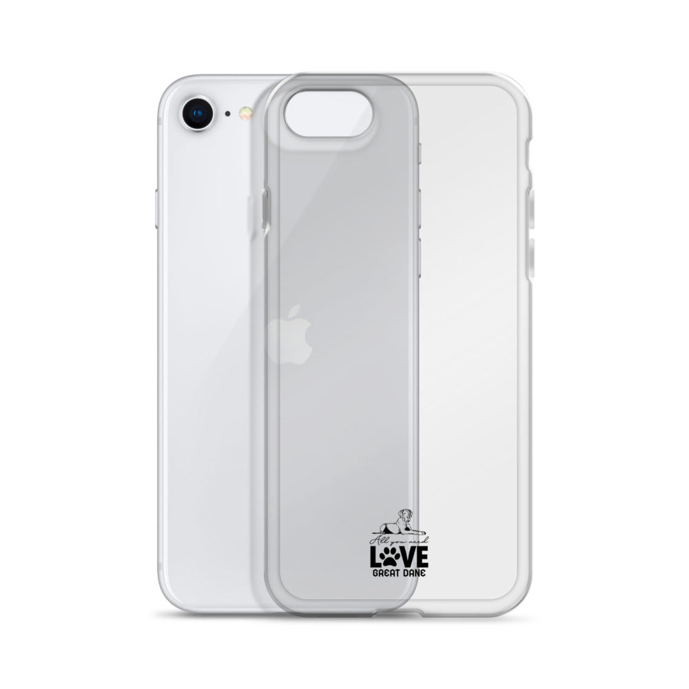 ALL YOU NEED LOVE GREAT DANE - Clear Case for iPhone®