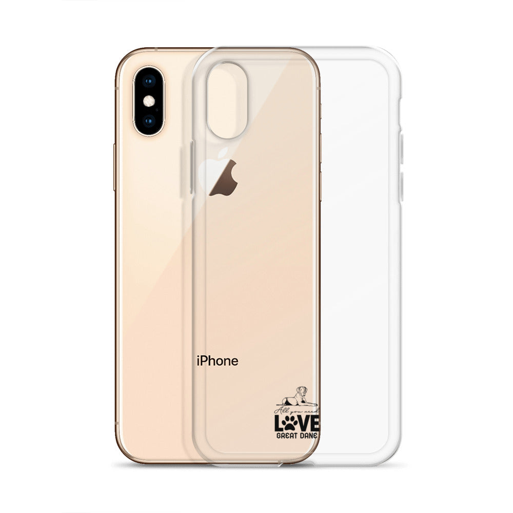 ALL YOU NEED LOVE GREAT DANE - Clear Case for iPhone®