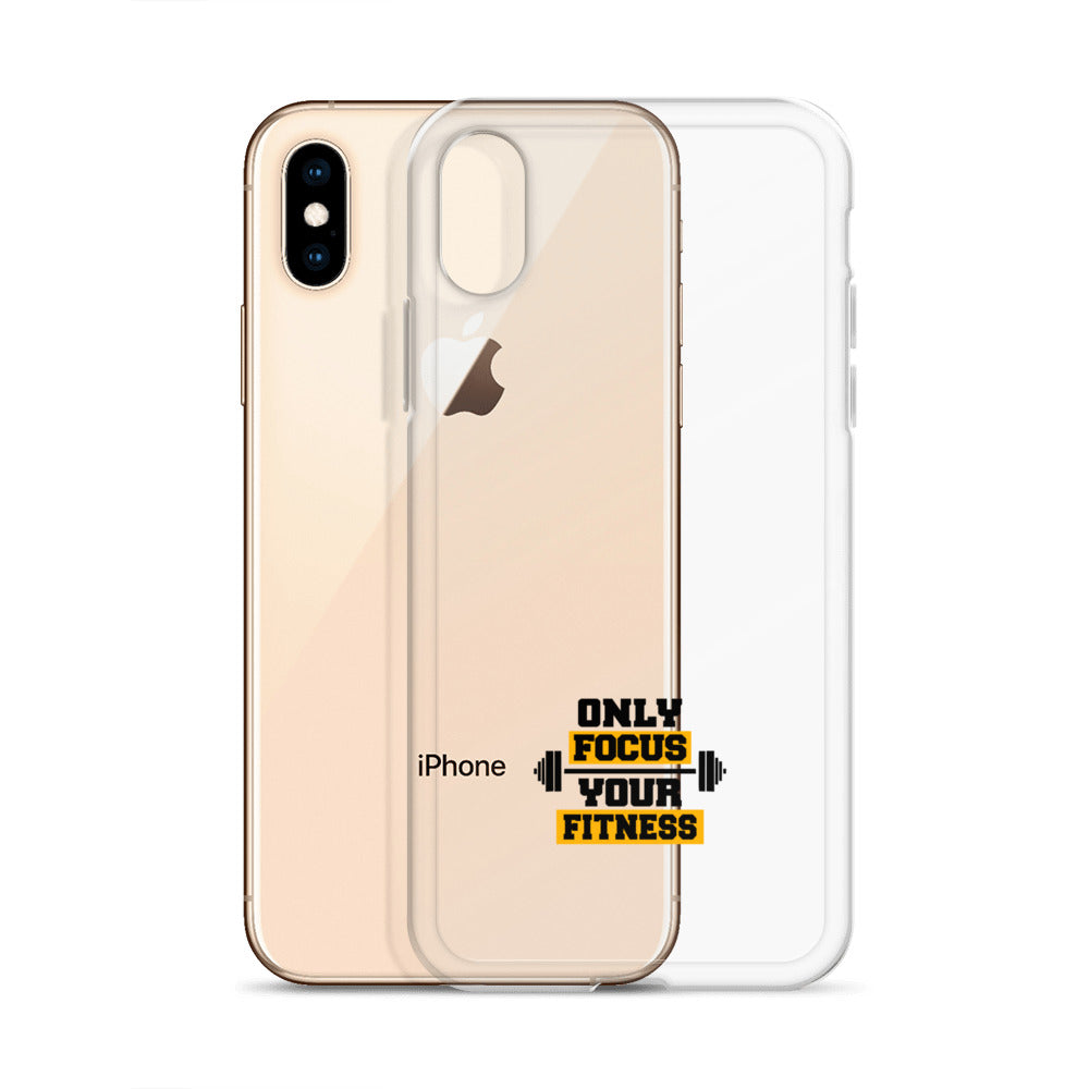 ONLY FOCUS YOUR FITNESS - Clear Case for iPhone®