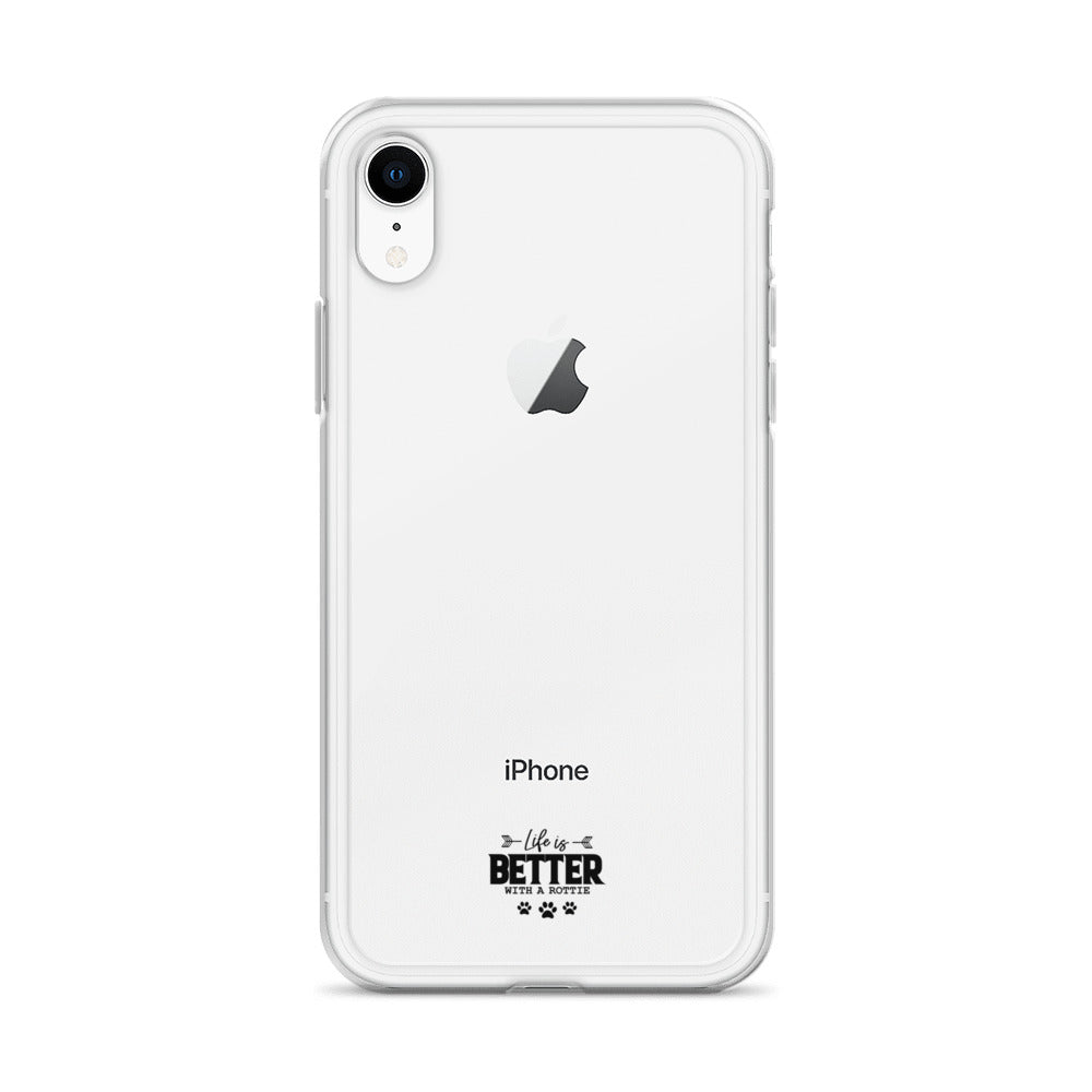 LIFE IS BETTER WITH A ROTTIE - Clear Case for iPhone®