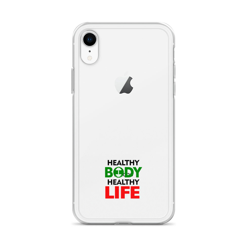 HEALTHY BODY HEALTHY LIFE - Clear Case for iPhone®