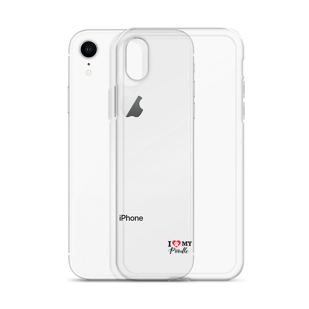 I LOVE MY POODLE - Clear Case for iPhone®