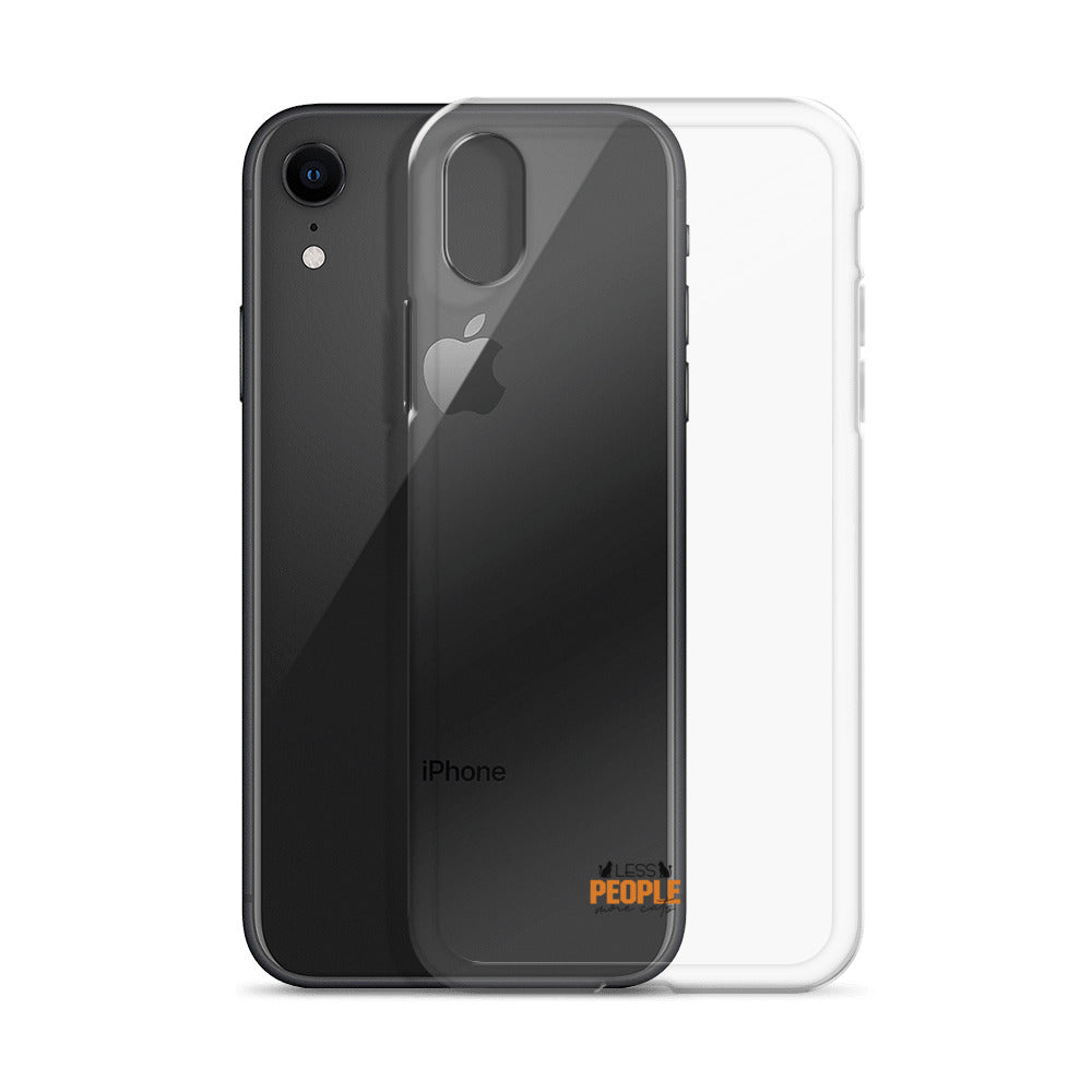 LESS PEOPLE MORE CATS - Clear Case for iPhone®