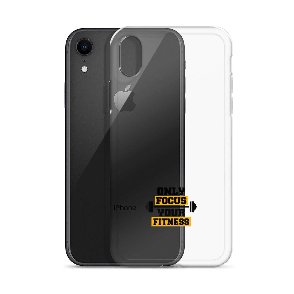 ONLY FOCUS YOUR FITNESS - Clear Case for iPhone®