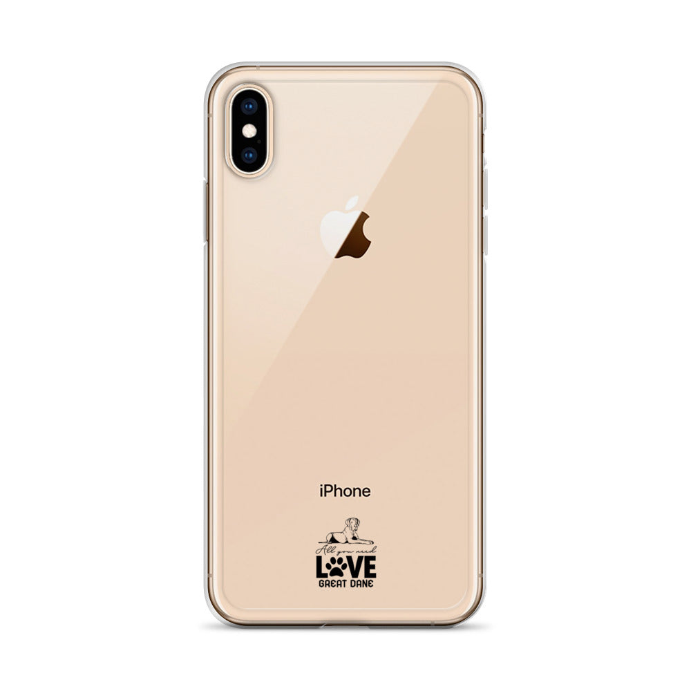 ALL YOU NEED LOVE GREAT DANE - Clear Case for iPhone®