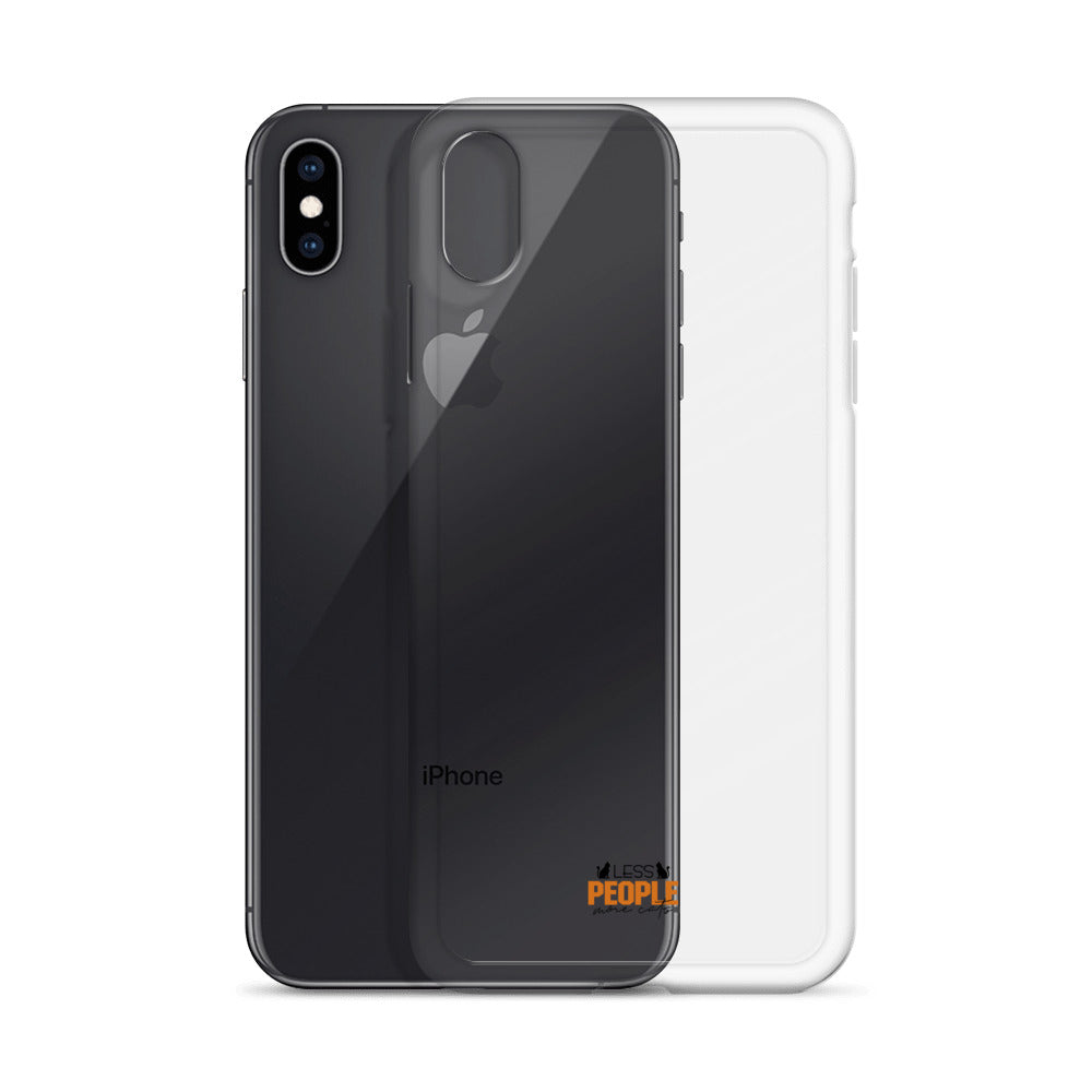 LESS PEOPLE MORE CATS - Clear Case for iPhone®