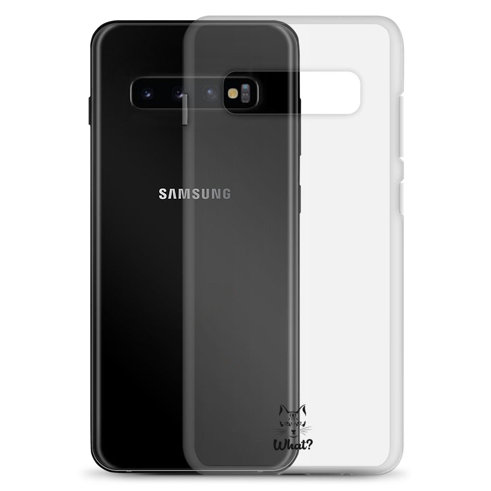 WHAT? - Clear Case for Samsung®