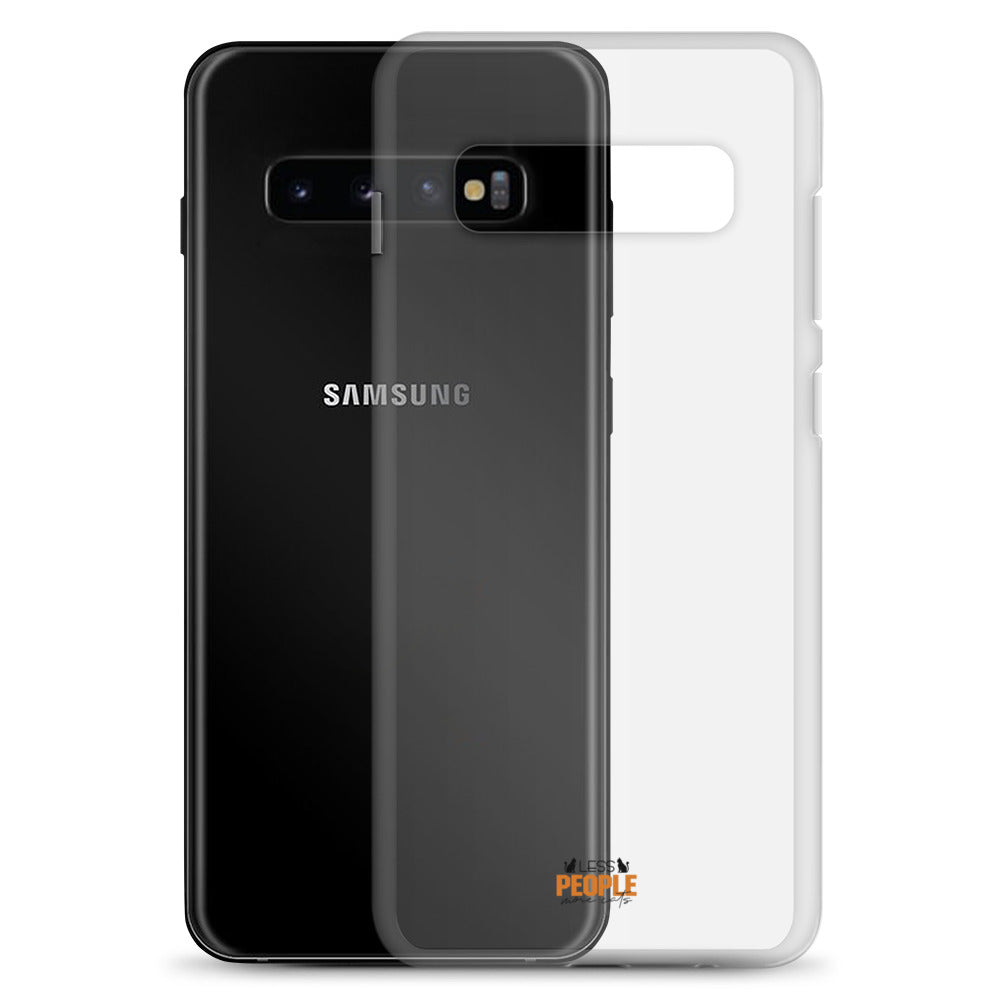 LESS PEOPLE MORE CATS - Clear Case for Samsung®