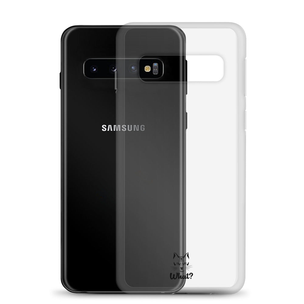 WHAT? - Clear Case for Samsung®