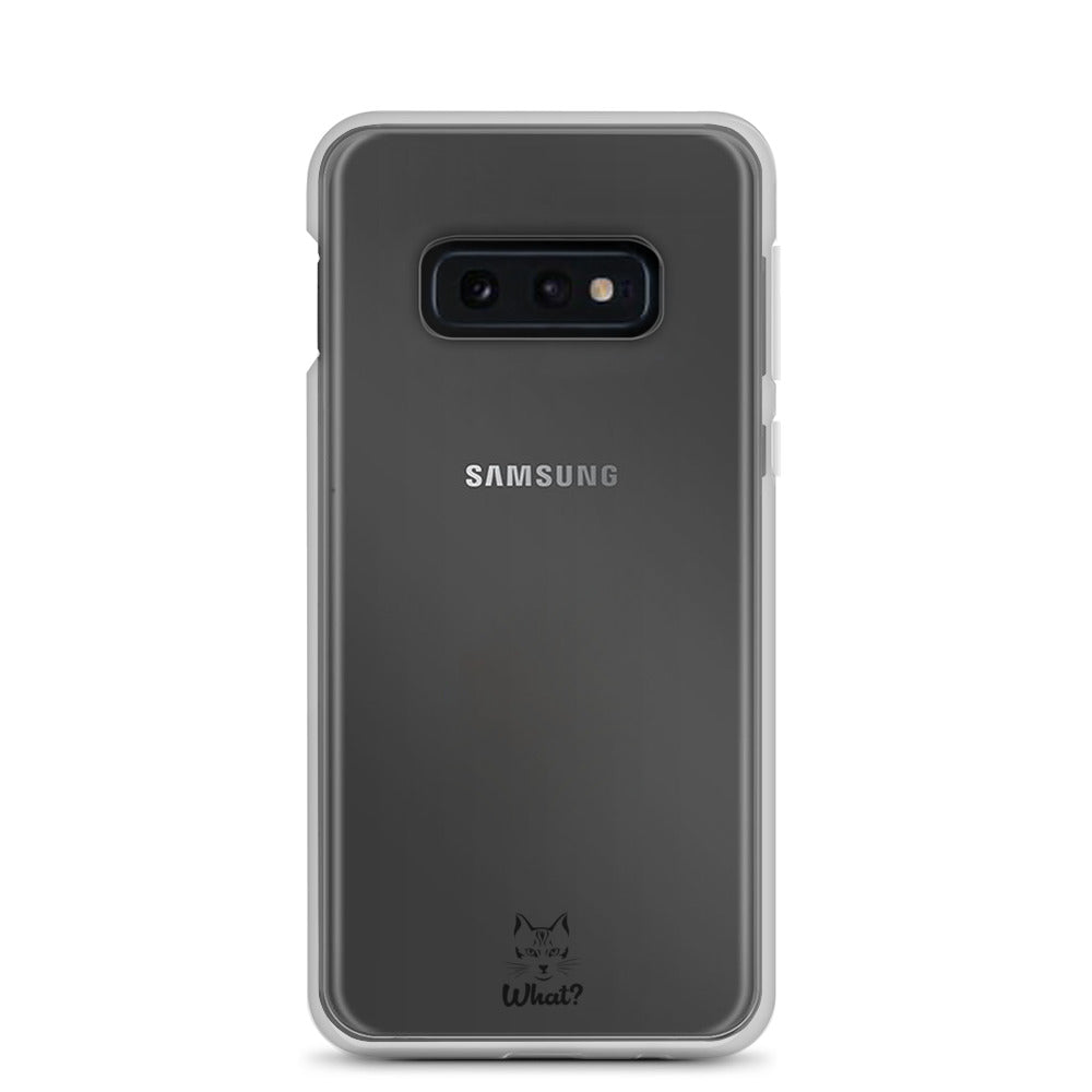 WHAT? - Clear Case for Samsung®