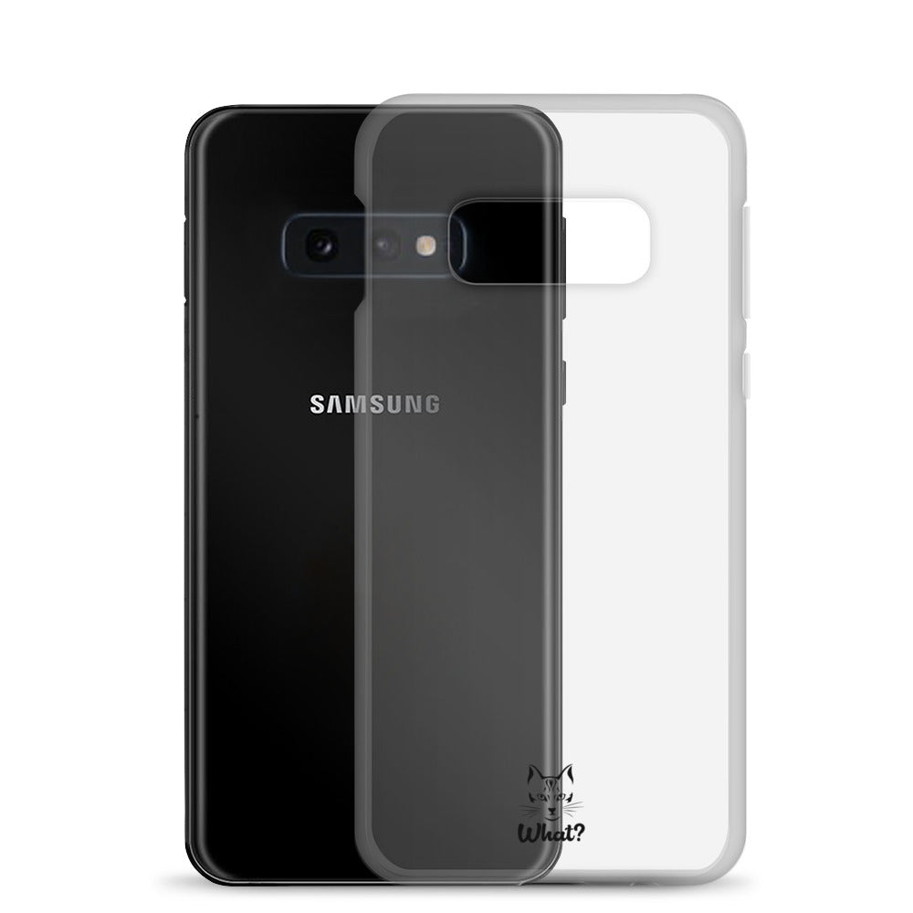 WHAT? - Clear Case for Samsung®