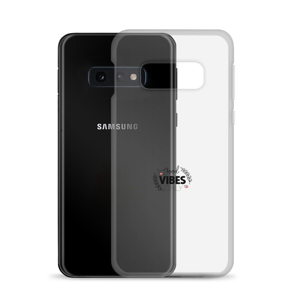 GOOD VIBES ONLY - Clear Case for Samsung®