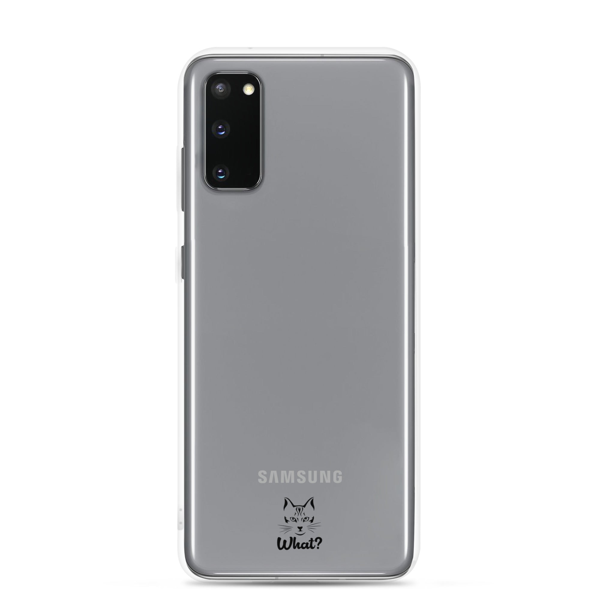 WHAT? - Clear Case for Samsung®