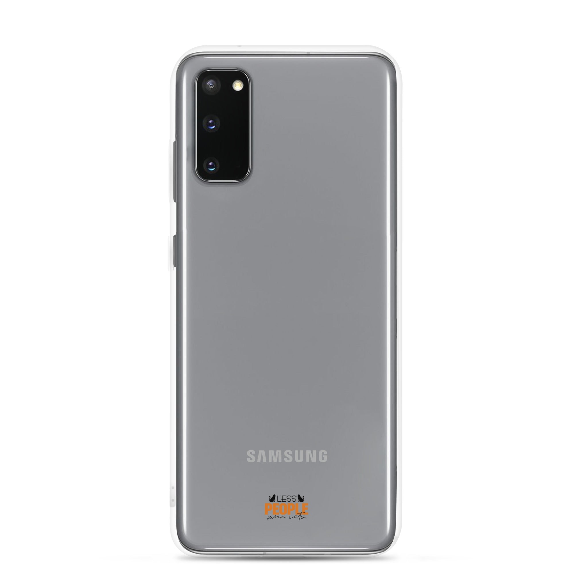 LESS PEOPLE MORE CATS - Clear Case for Samsung®