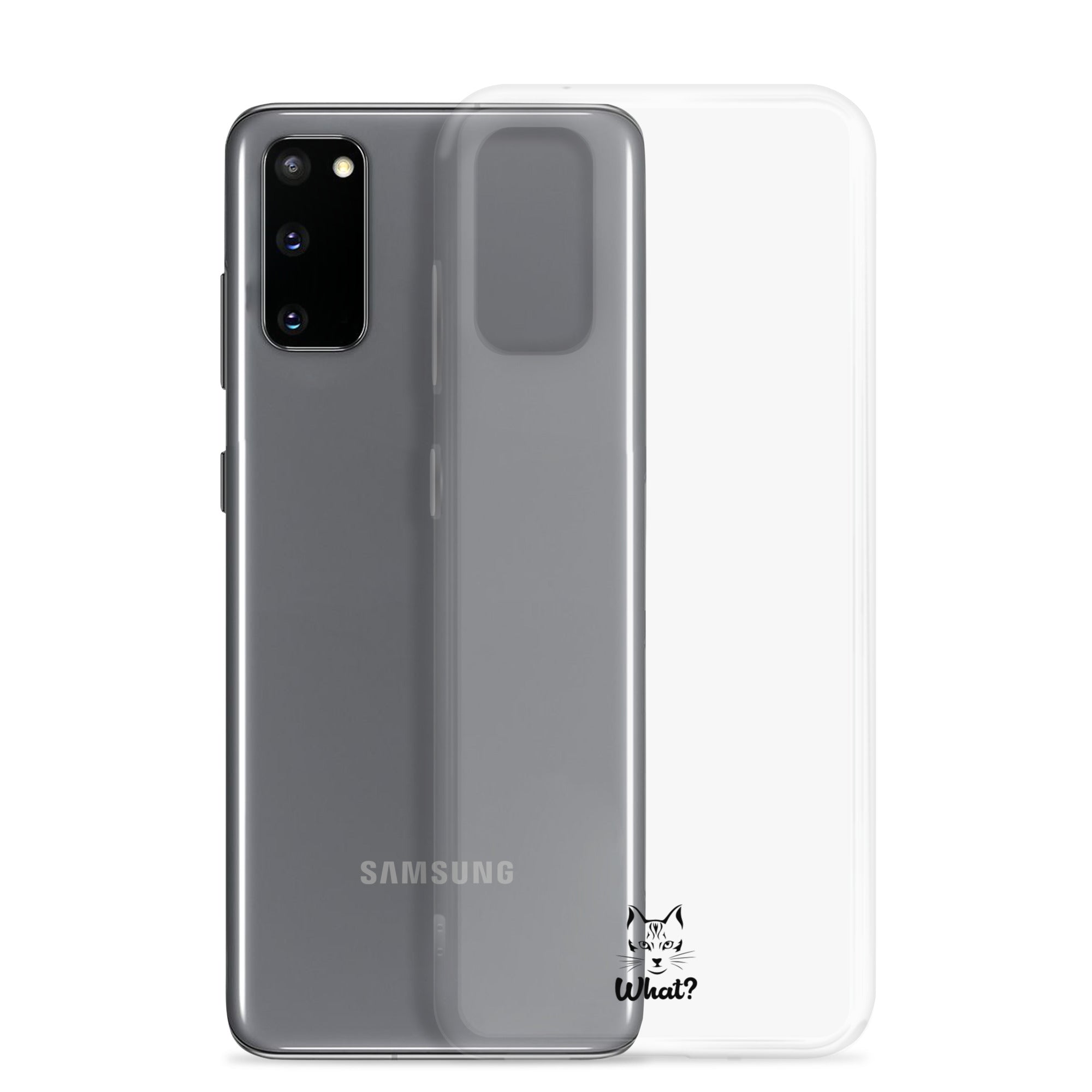 WHAT? - Clear Case for Samsung®