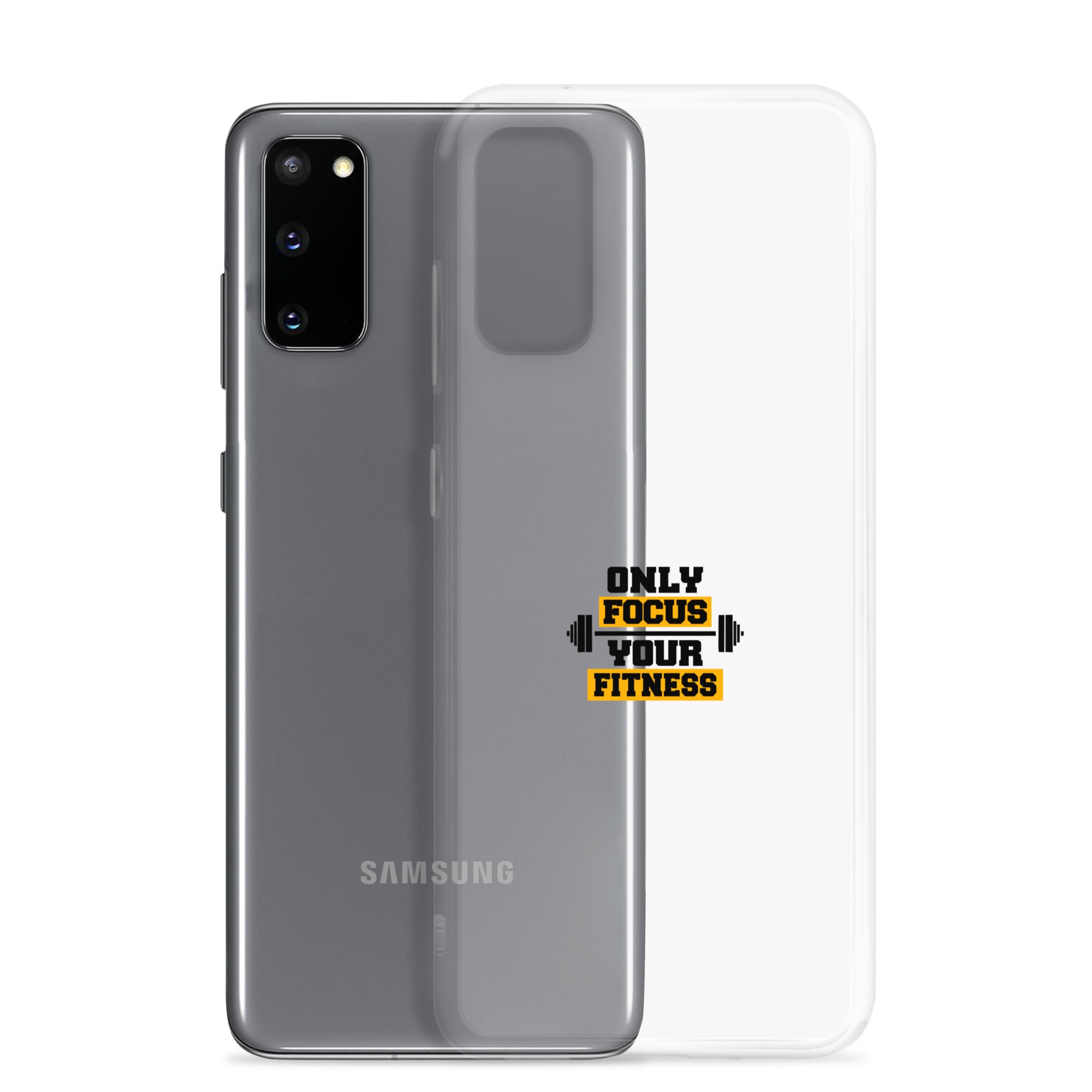 ONLY FOCUS YOUR FITNESS - Clear Case for Samsung®