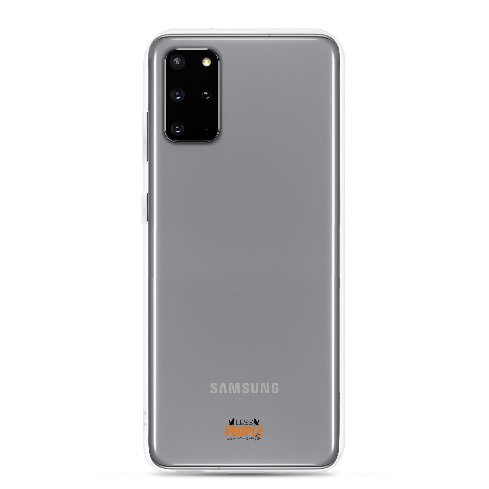 LESS PEOPLE MORE CATS - Clear Case for Samsung®