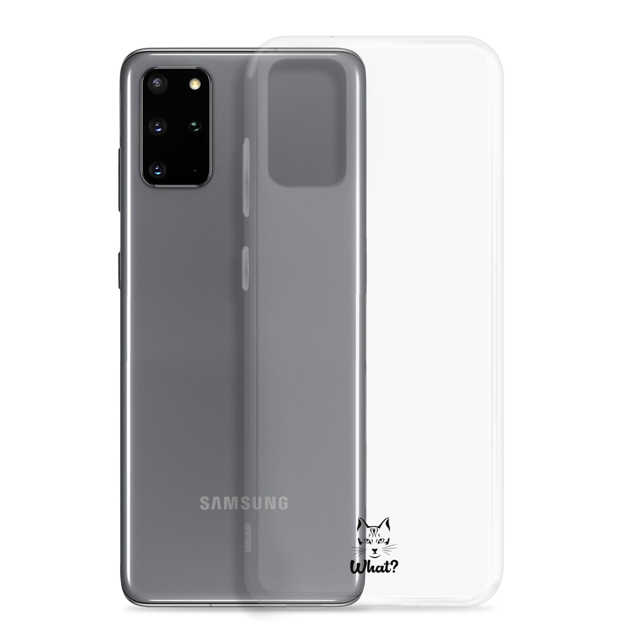 WHAT? - Clear Case for Samsung®